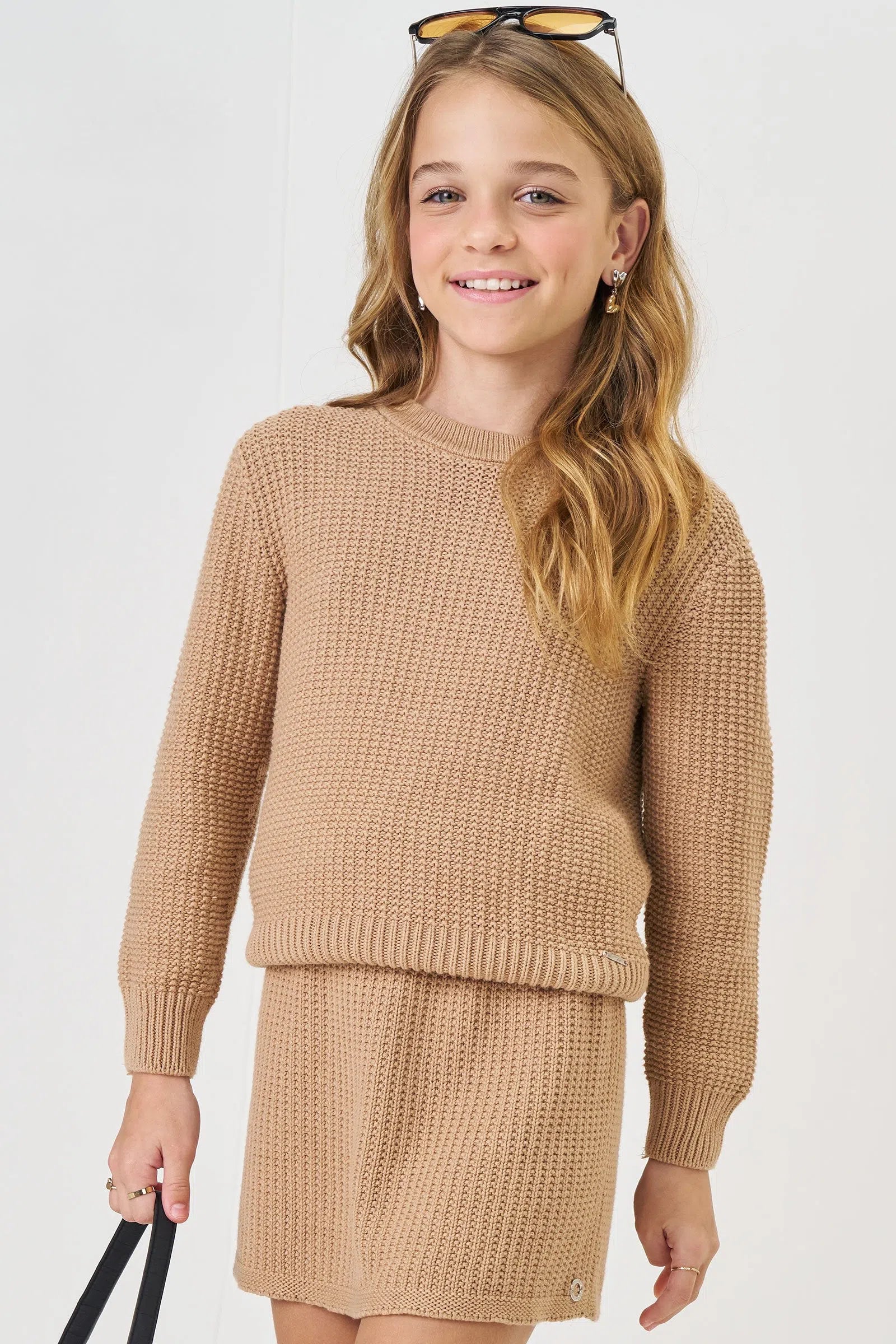 Mini Saia em Tricot 100% Algodão 78458 Lilimoon Teen Menina