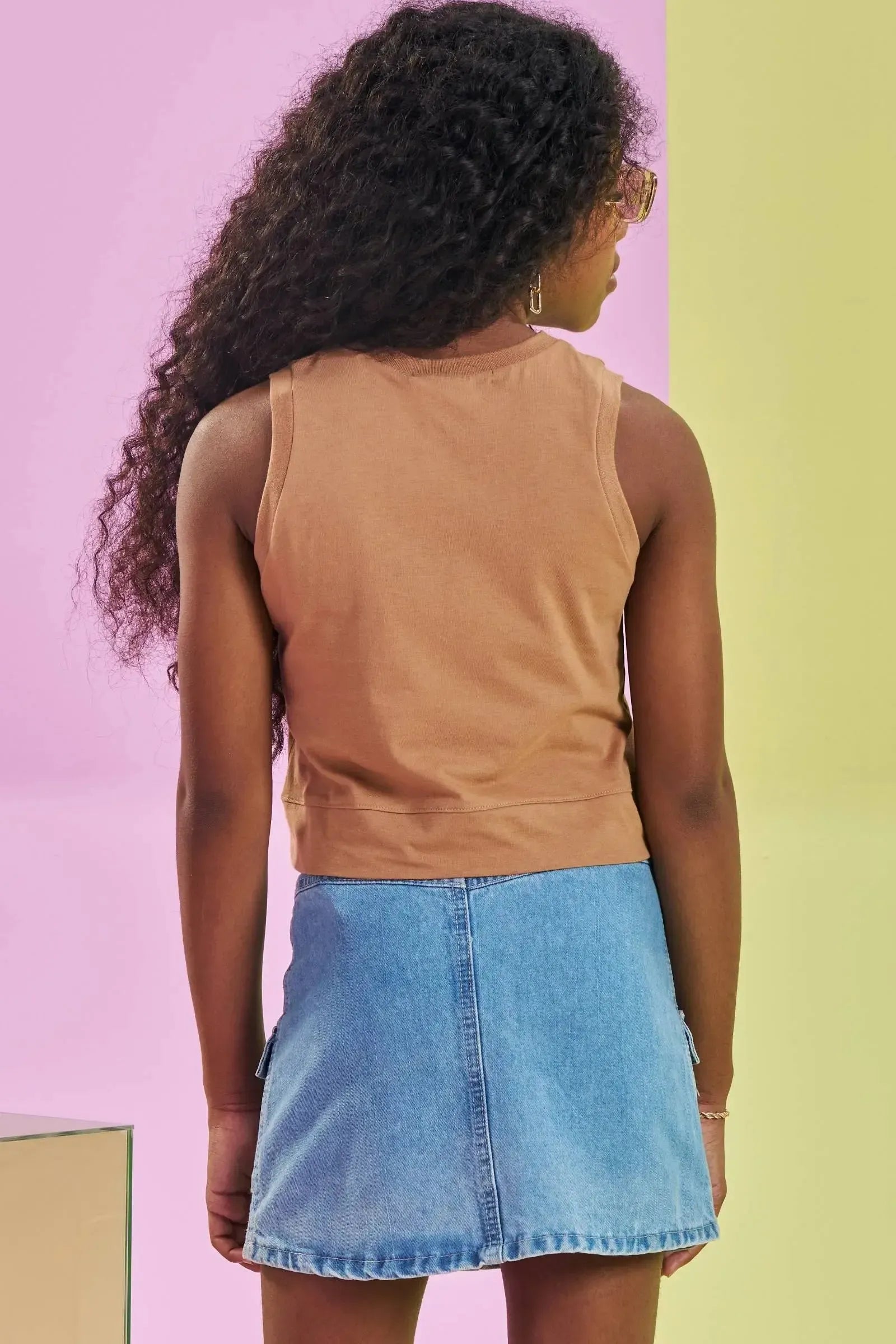 Regata Boxy em Meia Malha 83027 Lilimoon Teen Menina