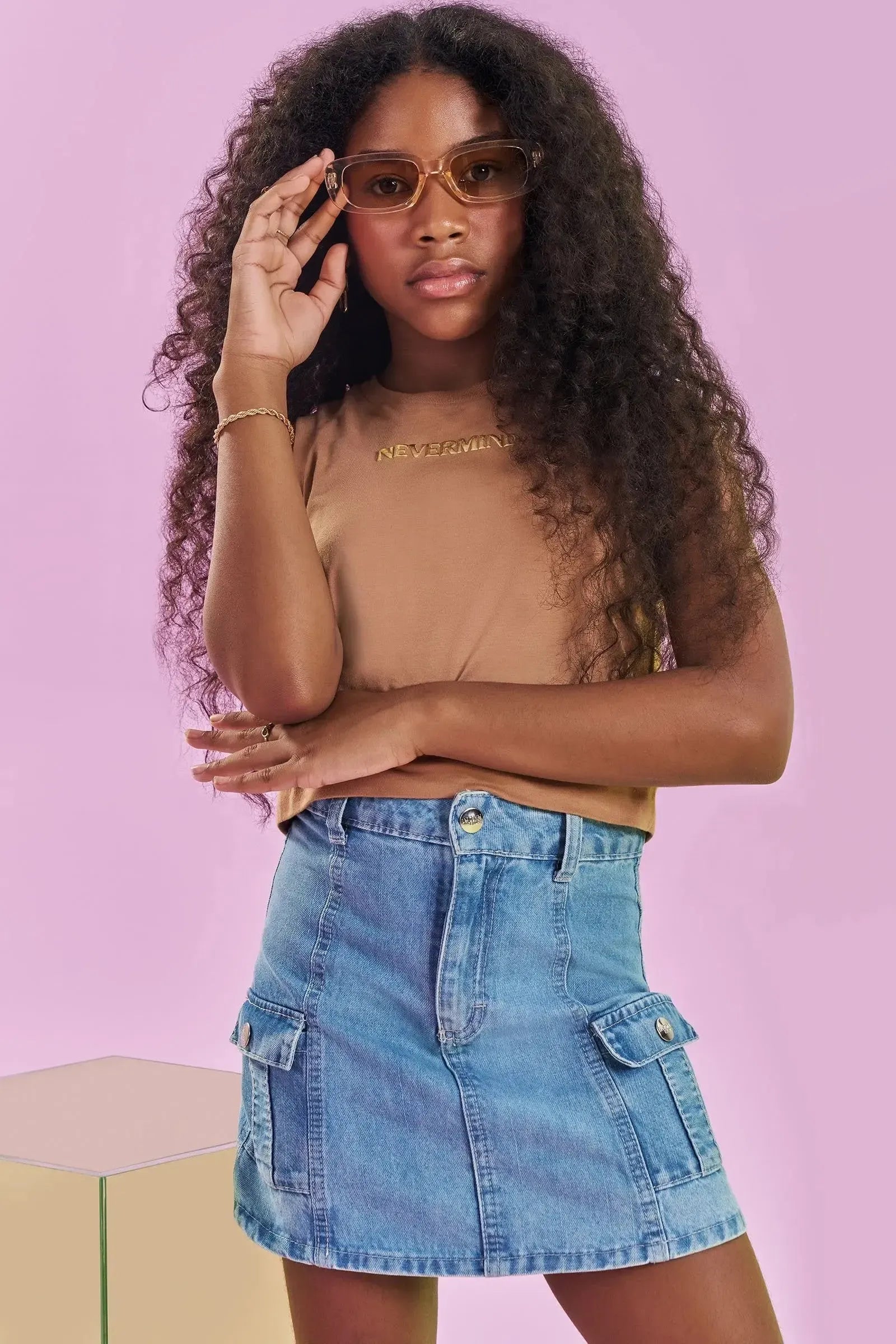 Regata Boxy em Meia Malha 83027 Lilimoon Teen Menina