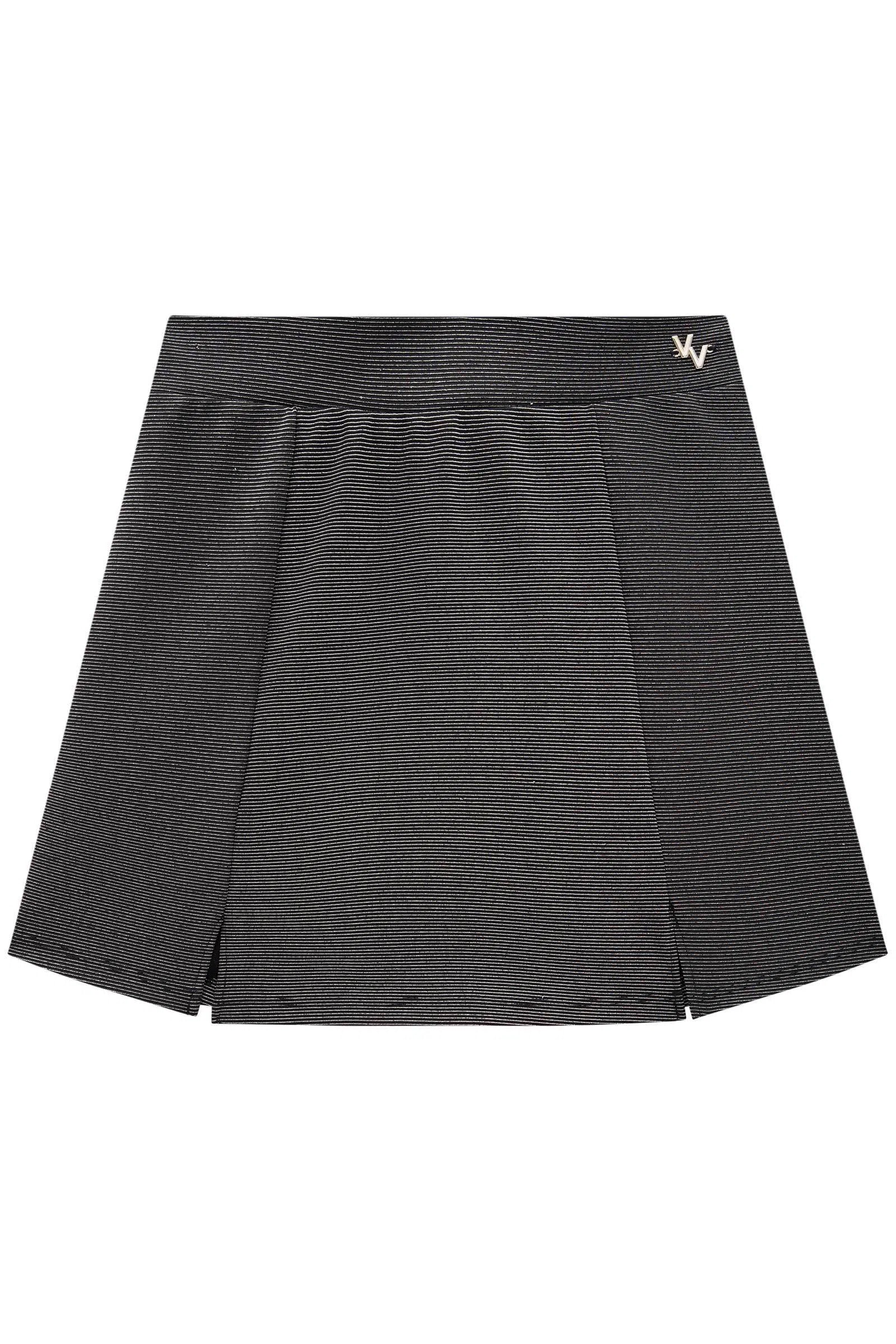 Saia em Malha Brilho Glamour com Shorts Embutido 77150 Vic&Vicky