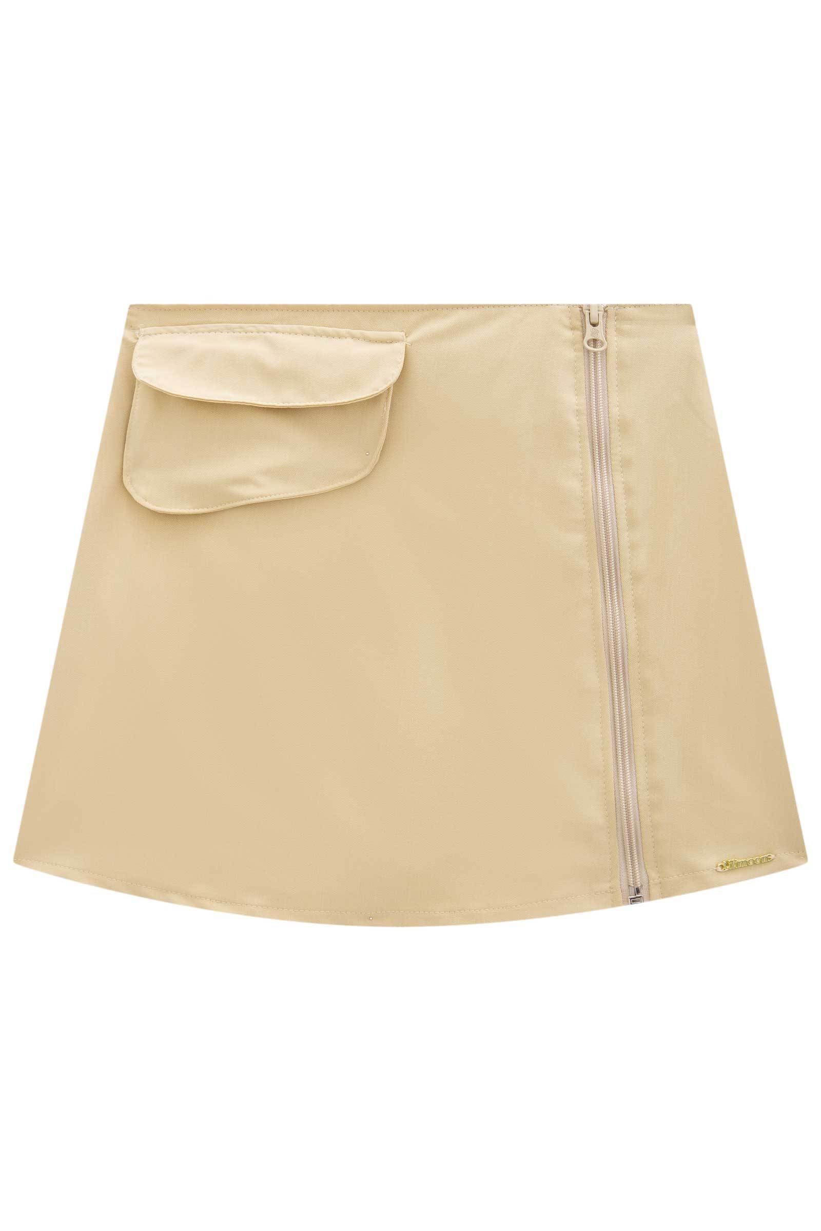 Saia em Tecido Plano de Viscose 83169 Lilimoon Teen Menina