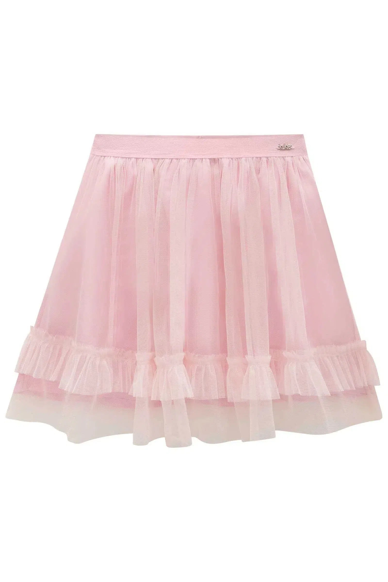 Saia em Tule com Elastano 79596 Kukiê Infantil Menina