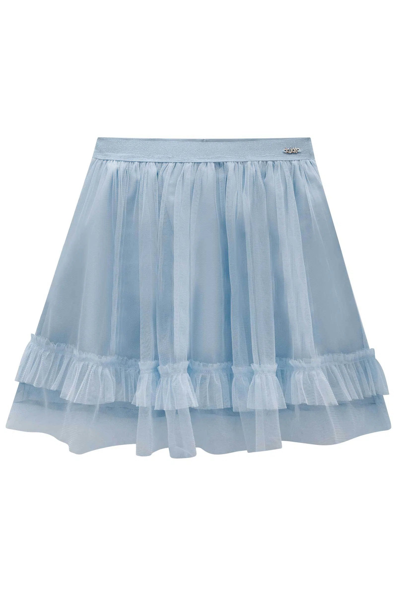 Saia em Tule com Elastano 79596 Kukiê Infantil Menina