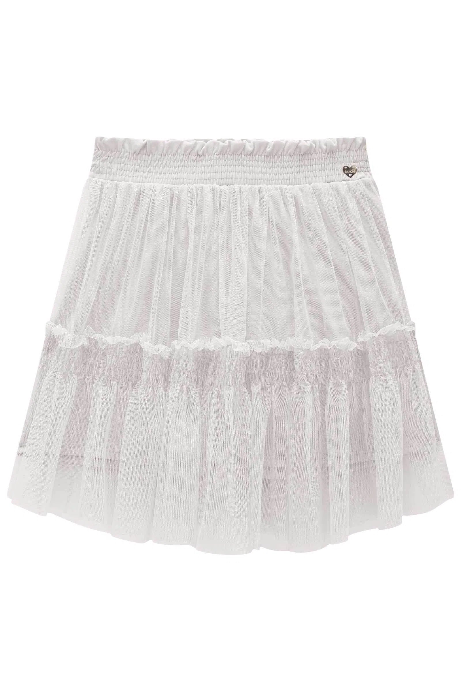 Saia em Tule com Elastano (com Shorts Embutido) 73763 Kukiê