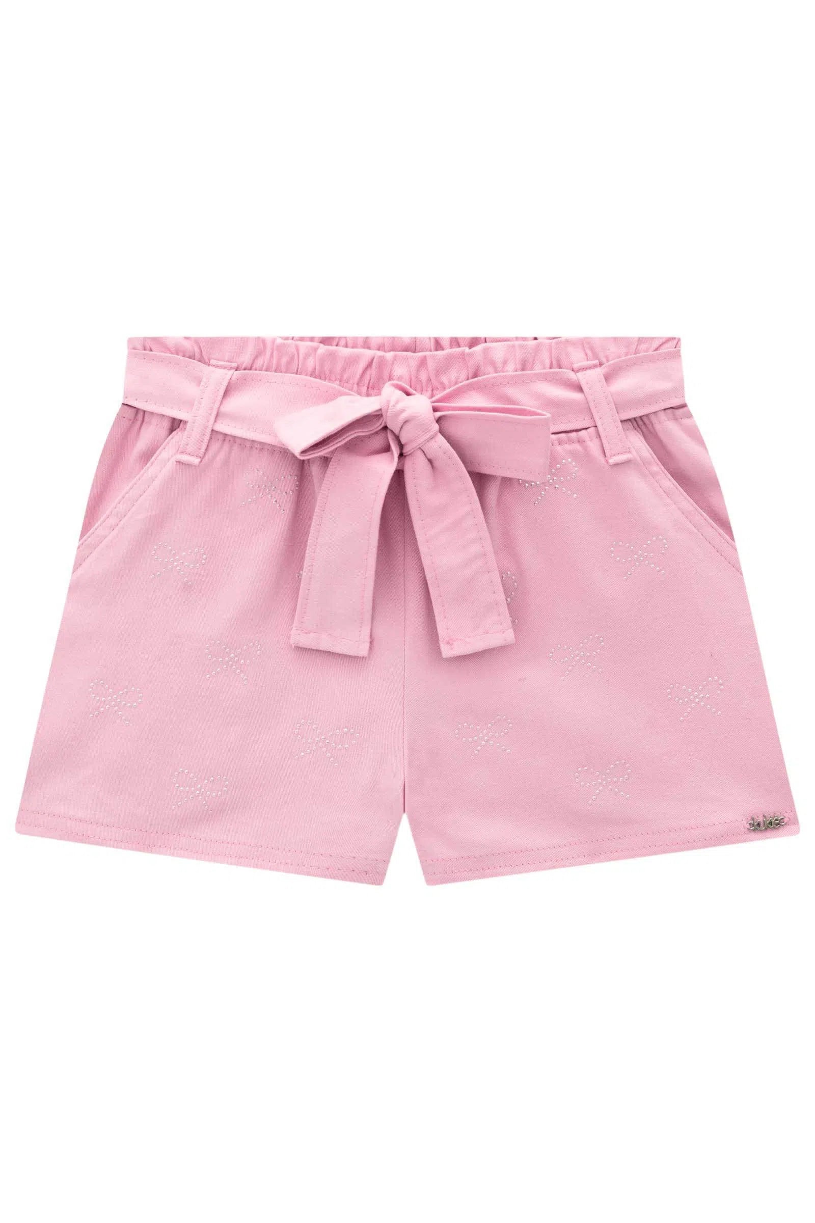 Short em Sarja Ônix com Elastano 77962 Kukiê