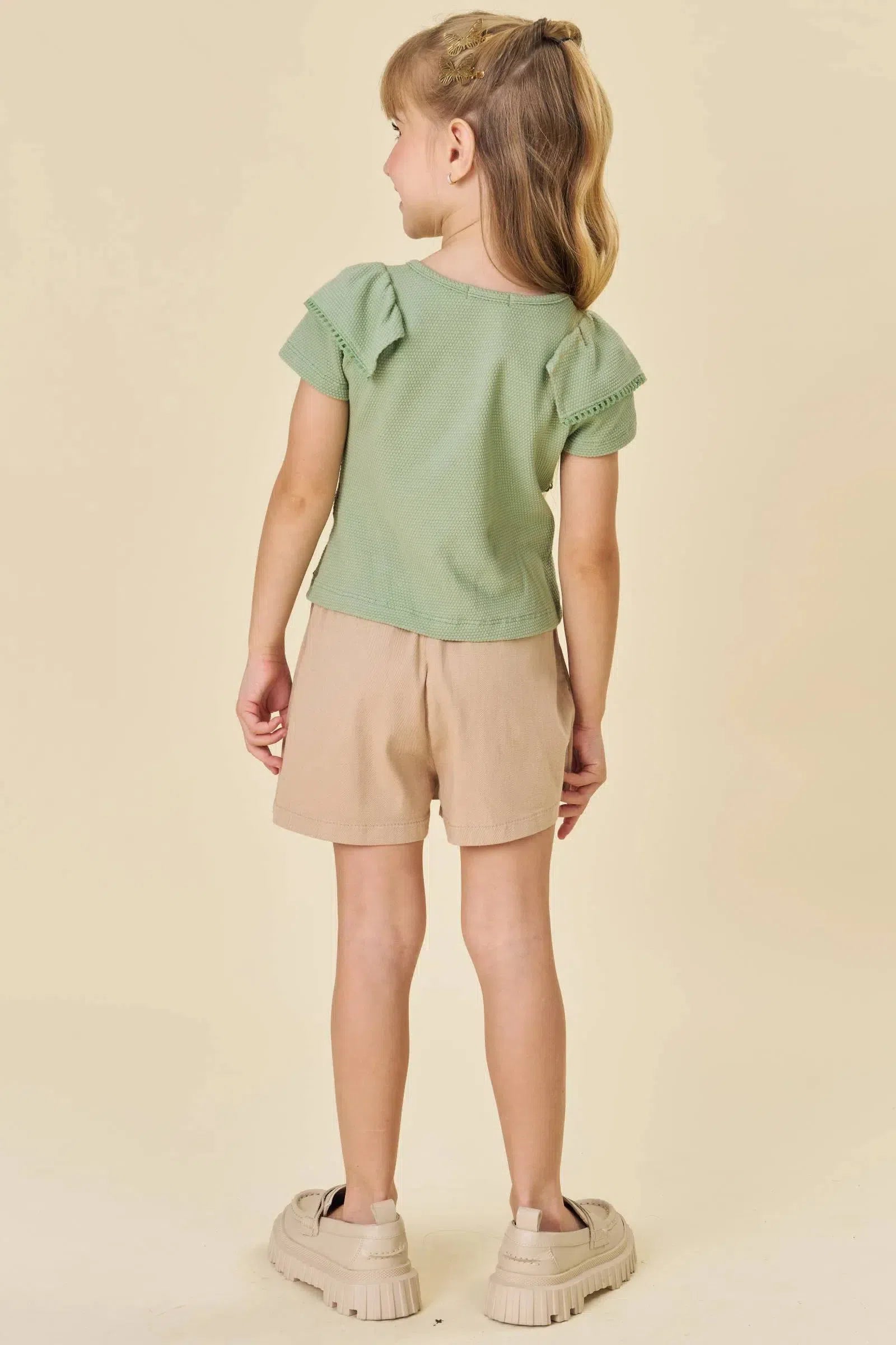 Short Saia em Sarja com Elastano 81227 Infanti Infantil Menina