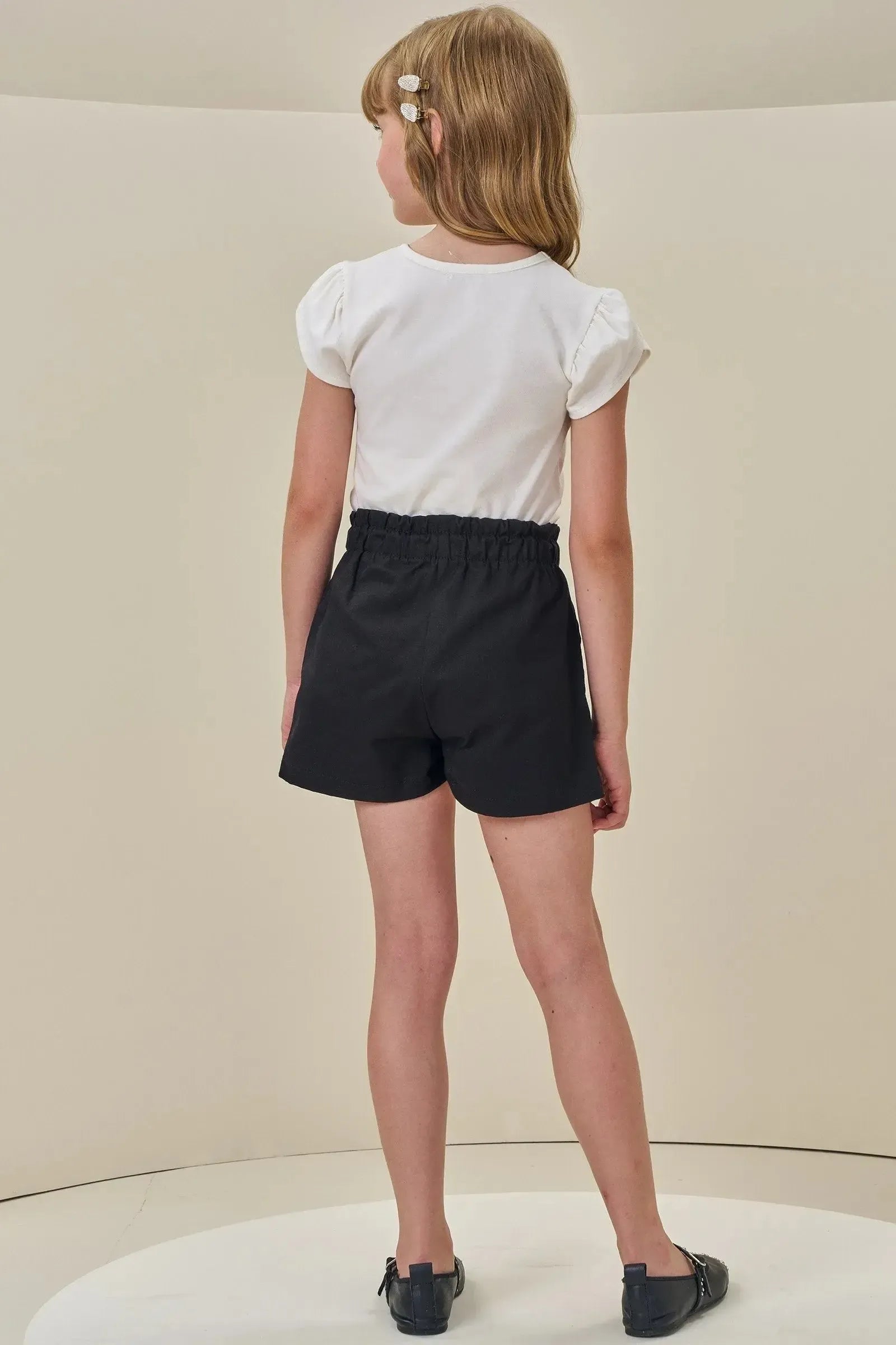 Short Saia em Sarja com Elastano 85257 Infanti Infantil Menina