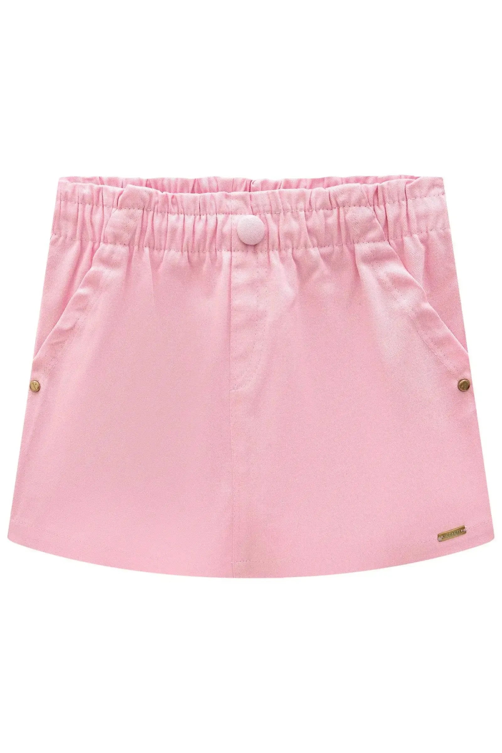 Short Saia em Sarja com Elastano 85257 Infanti Infantil Menina