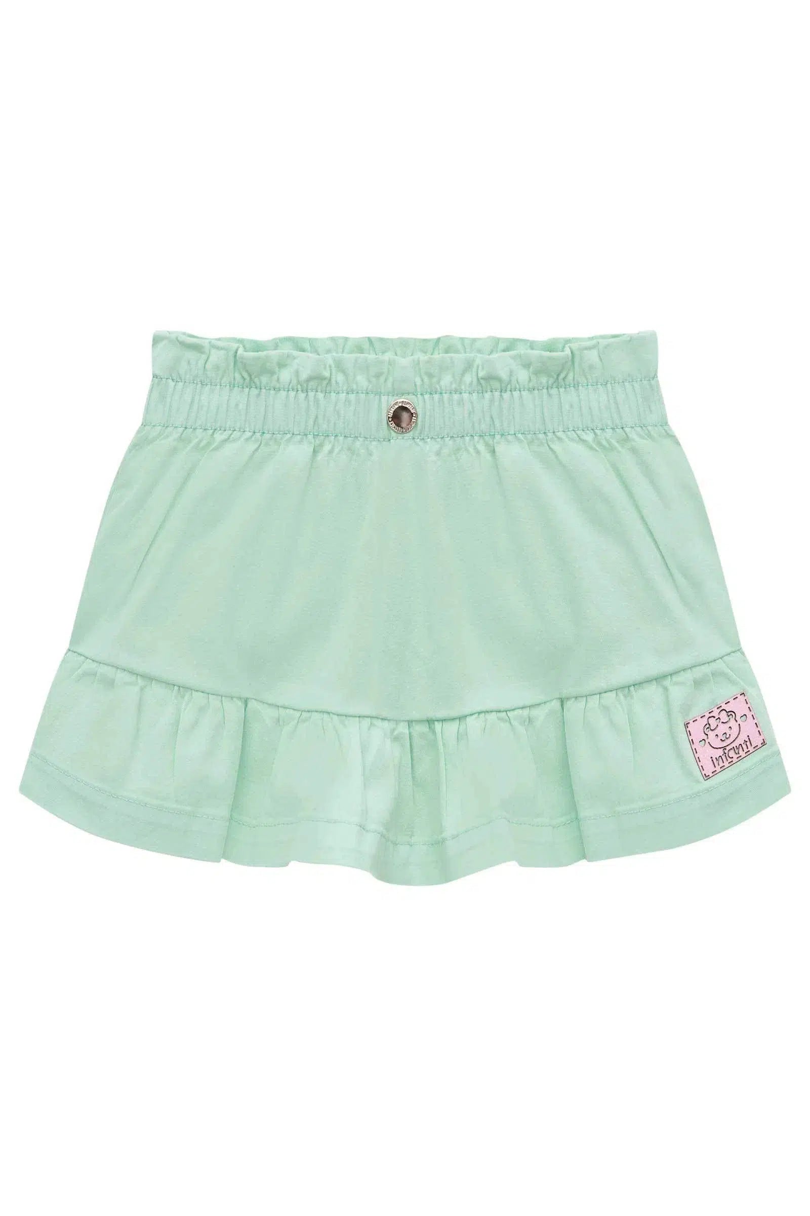 Short Saia em Sarja Daryl com Elastano 75639 Infanti