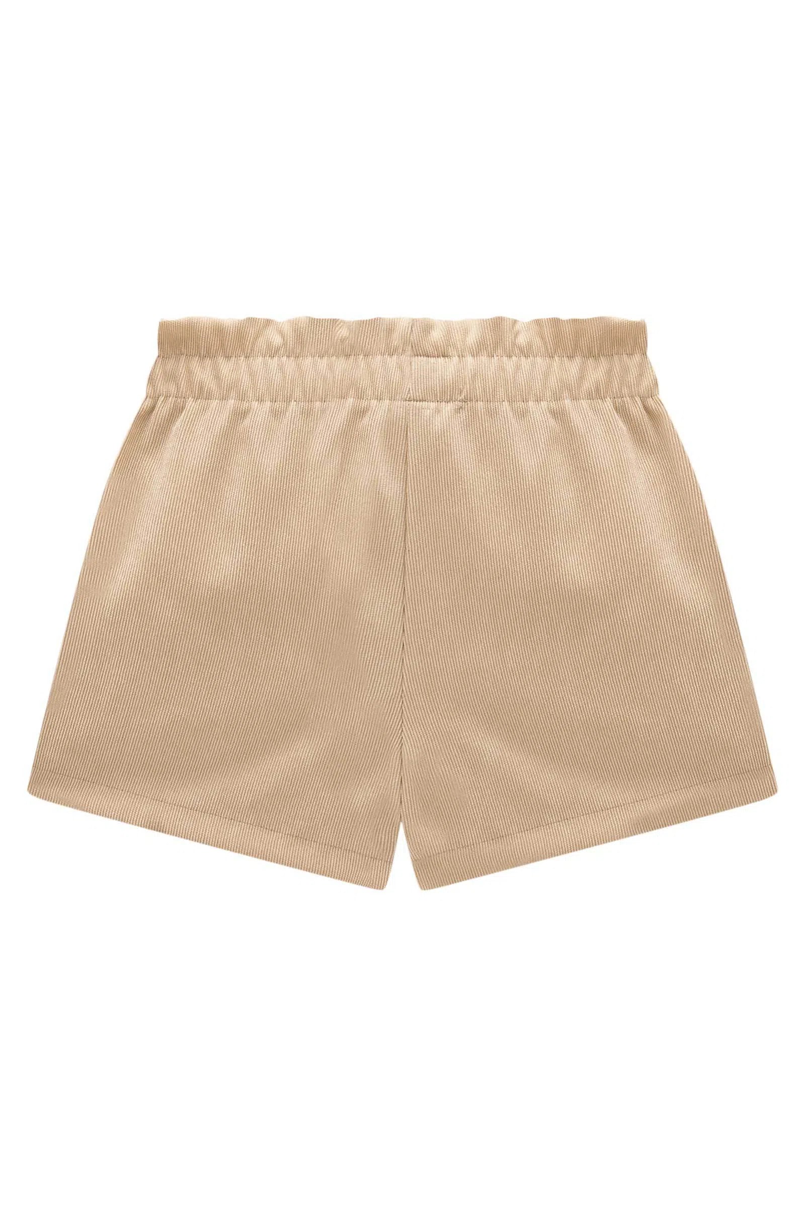 Short Saia em Tecido Cotelê 79144 Kukiê Infantil Menina