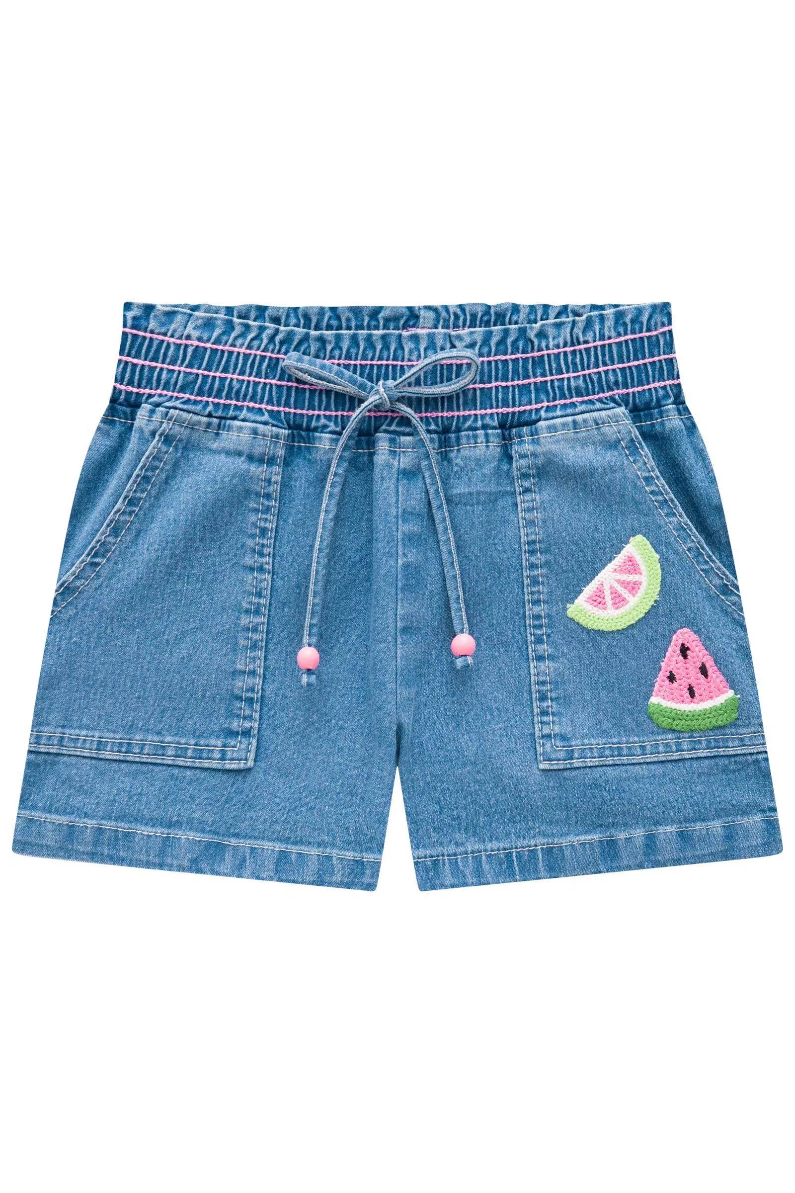 Shorts em Jeans Belini 73903 Kukiê