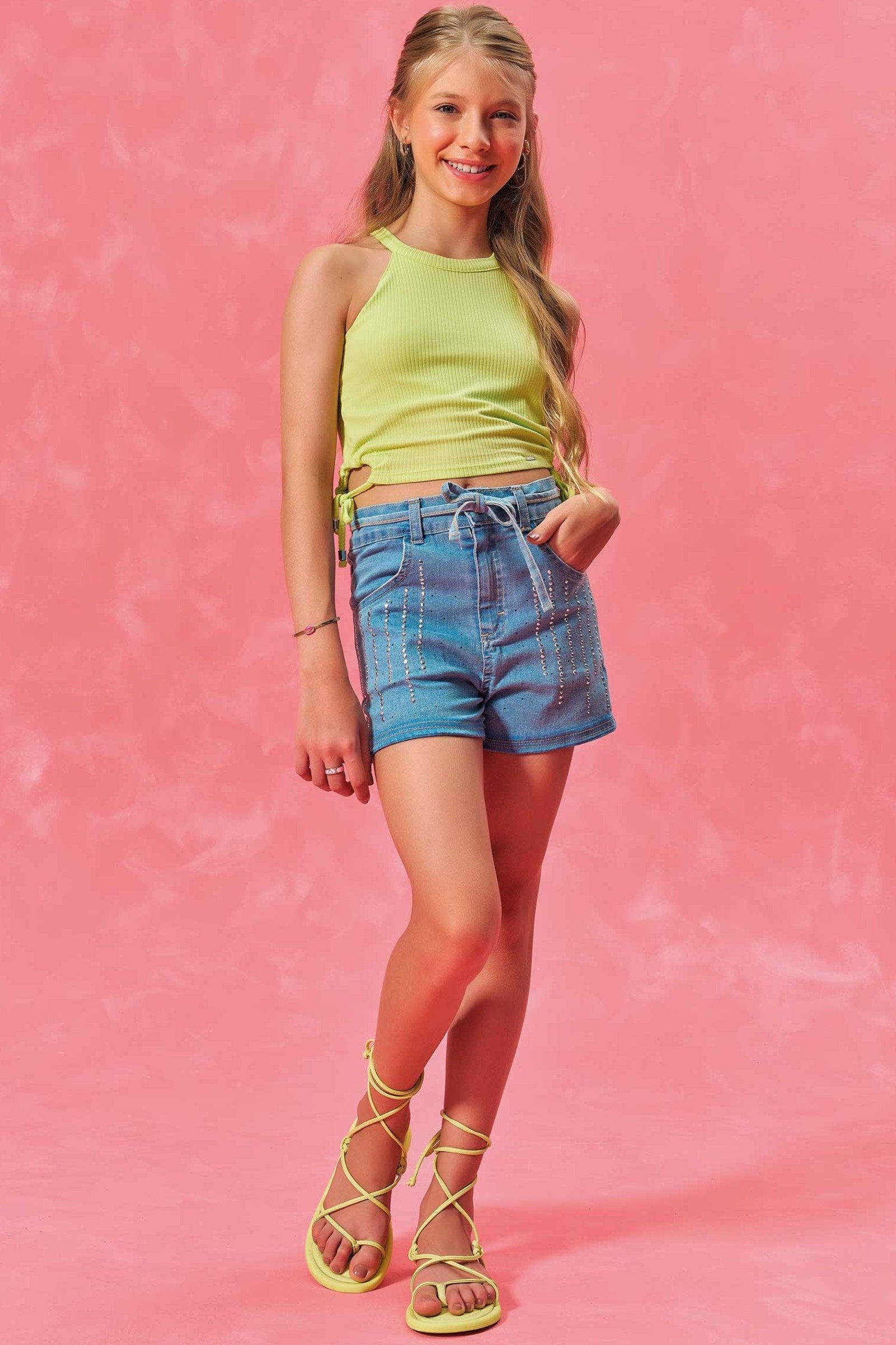 Shorts em Jeans Bellini 77777 Lilimoon