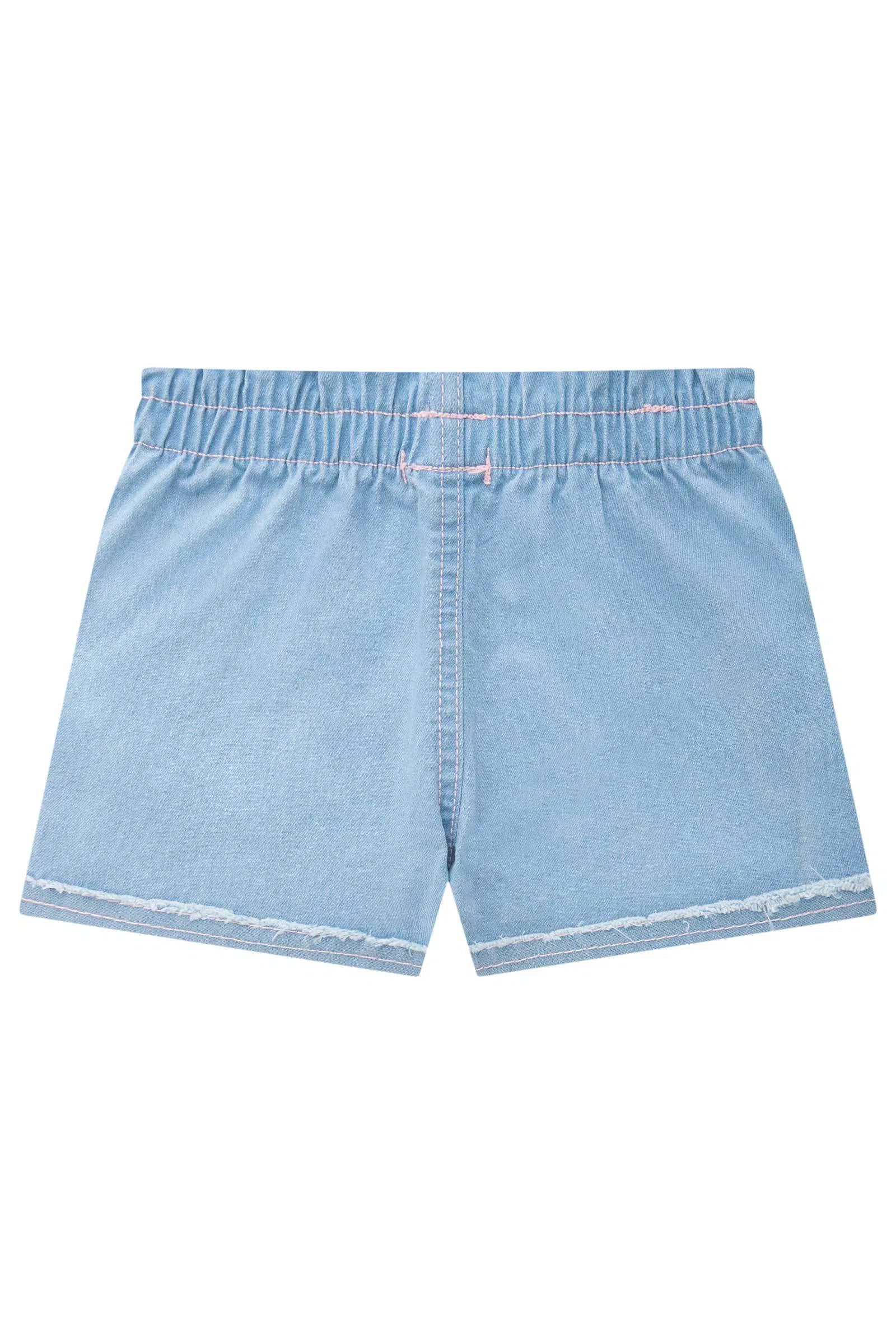 Shorts em Jeans Bellini com Elastano 75465 Infanti