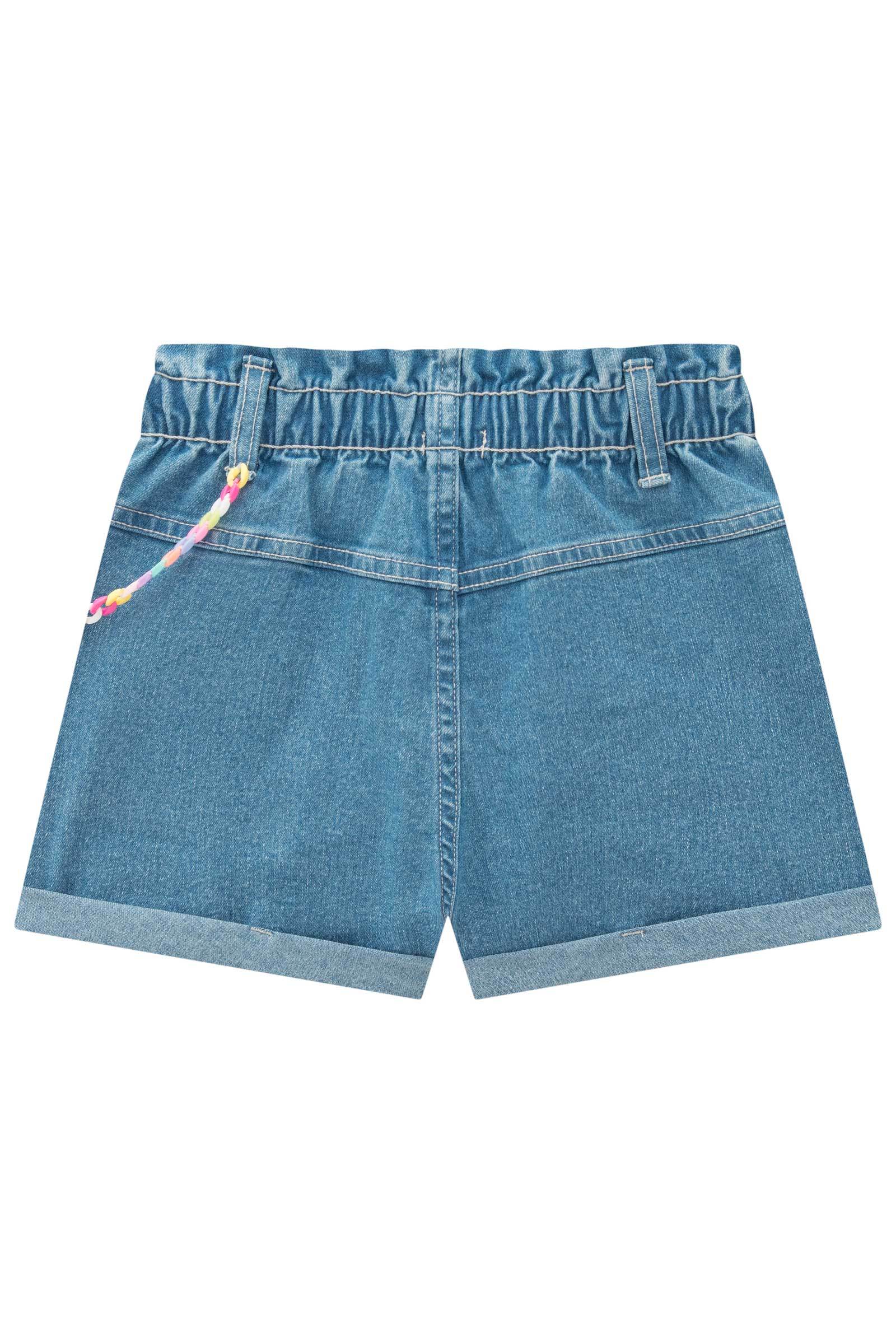 Shorts em Jeans Bellini com Elastano 75682 Infanti
