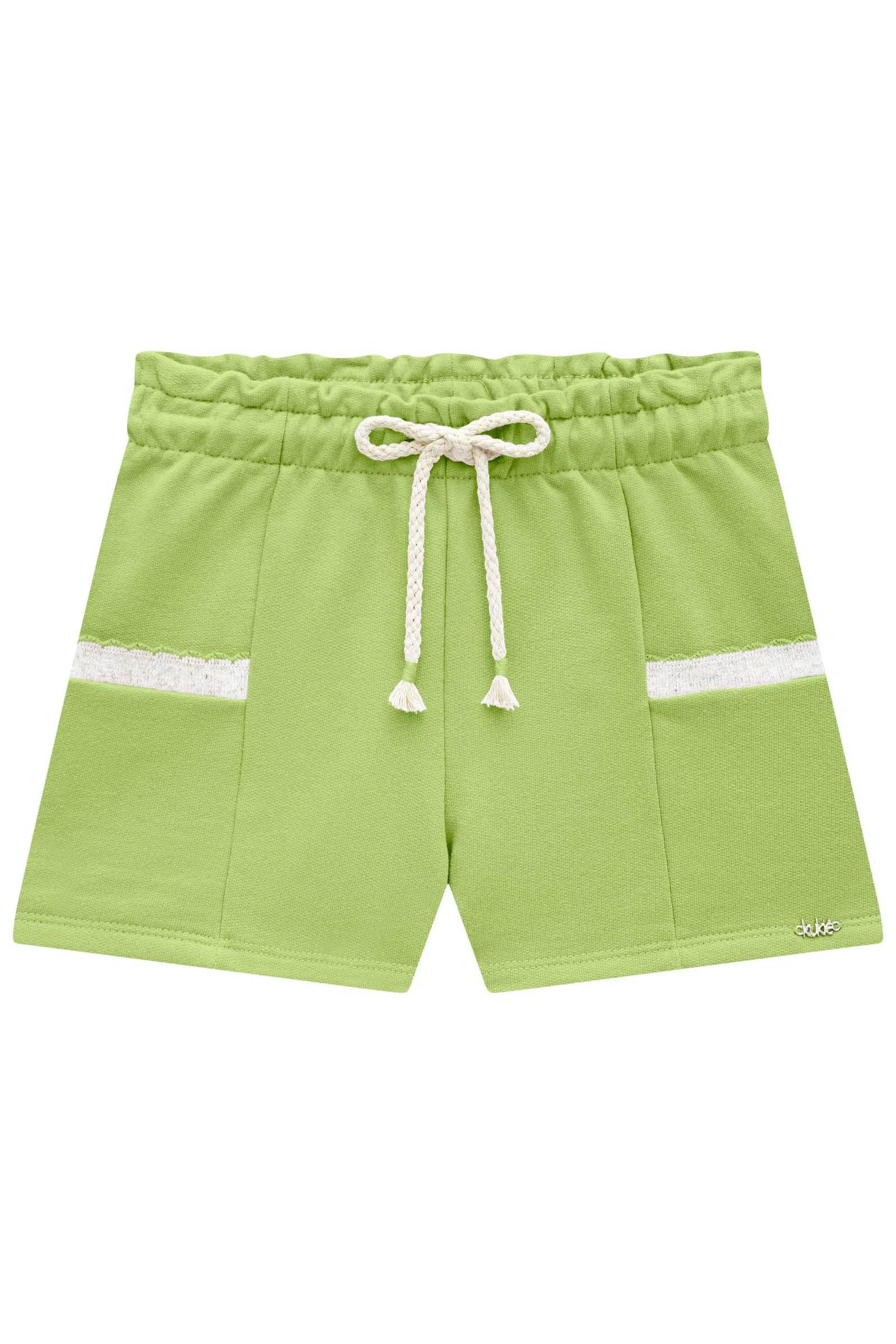 Shorts em Moletom sem Pelúcia 75722 Kukiê