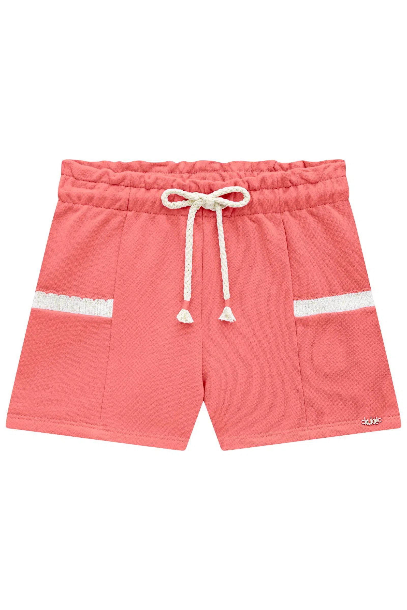 Shorts em Moletom sem Pelúcia 75722 Kukiê