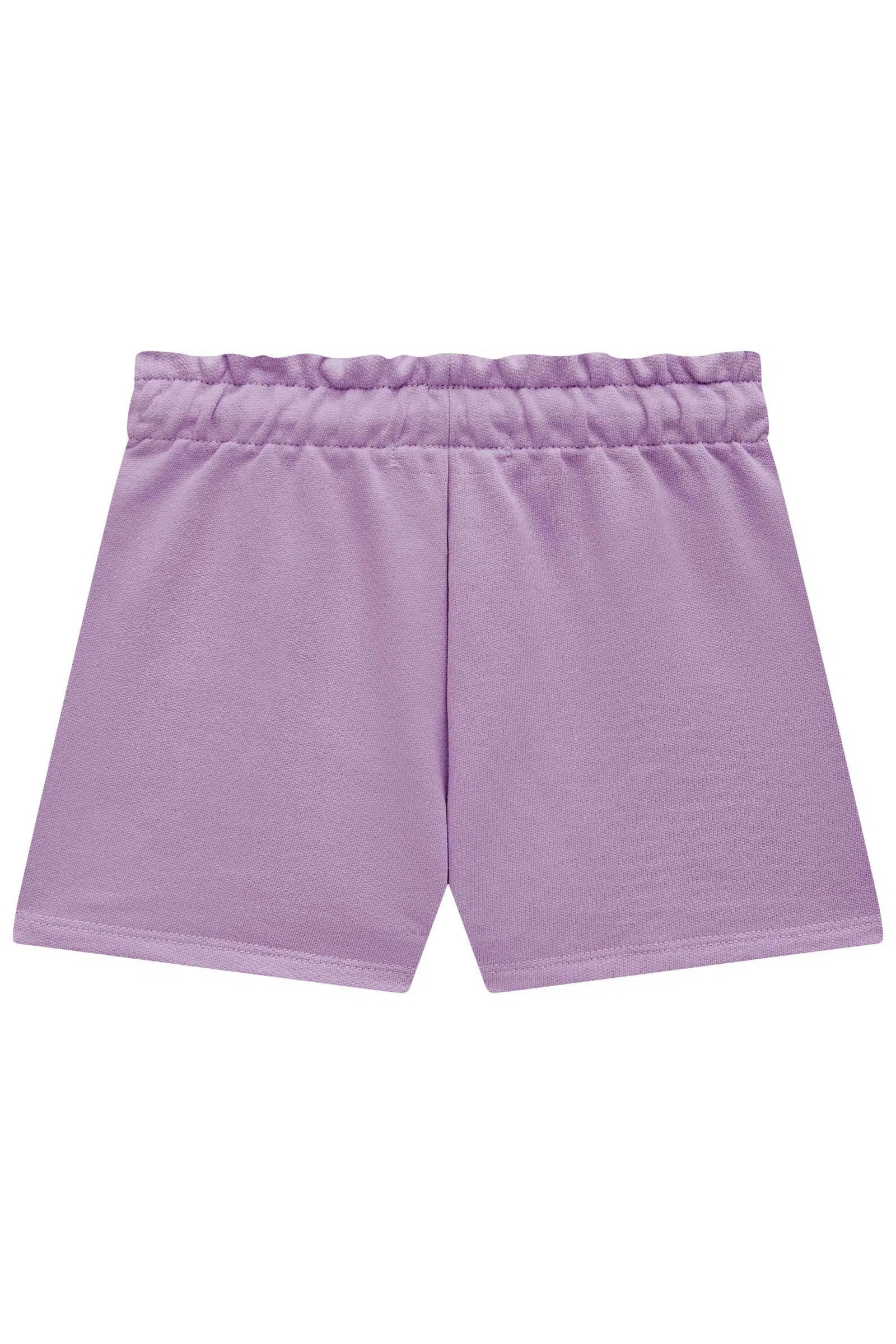 Shorts em Moletom sem Pelúcia 75722 Kukiê