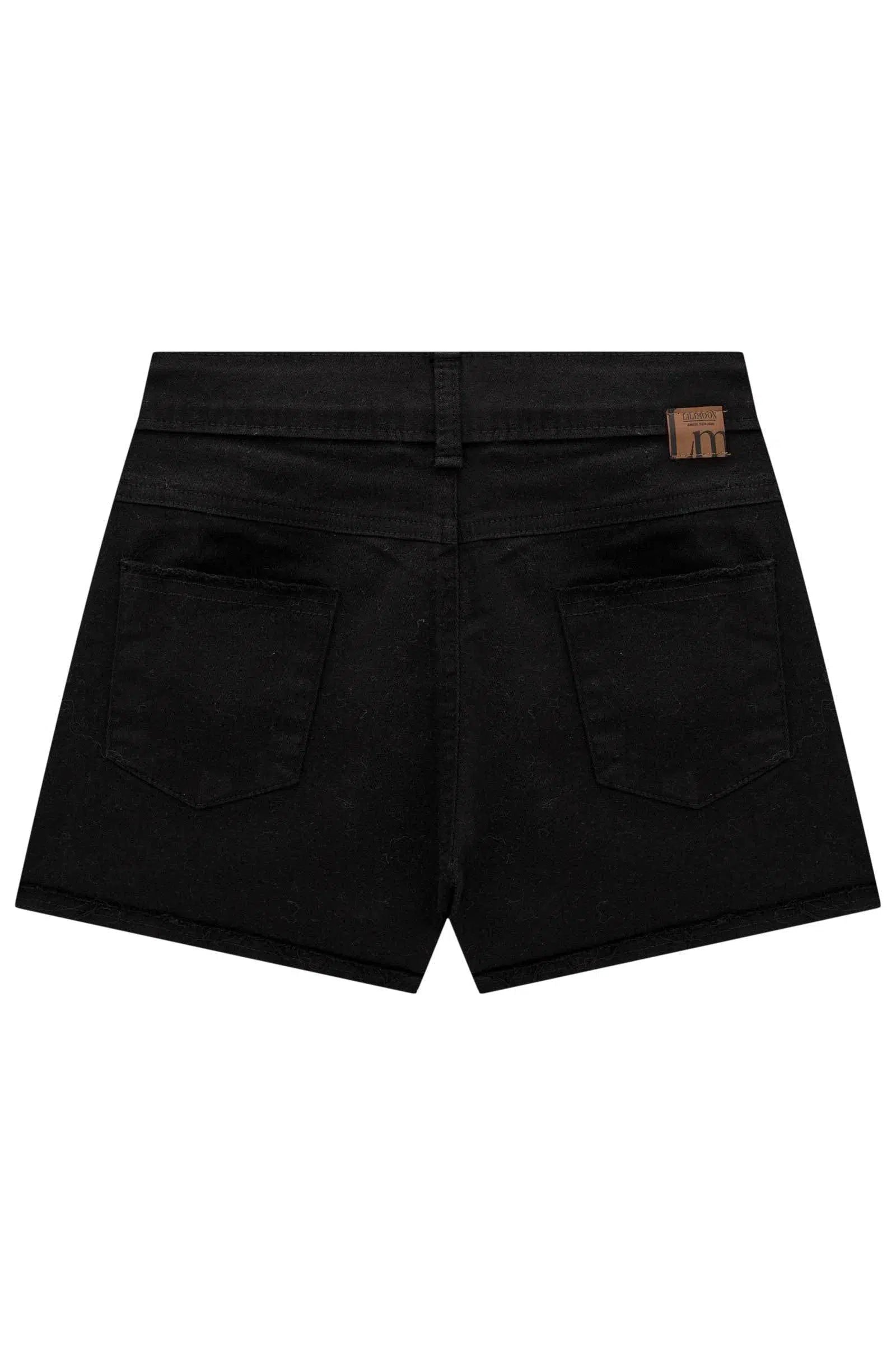 Shorts em Sarja com Elastano 77170 Lilimoon