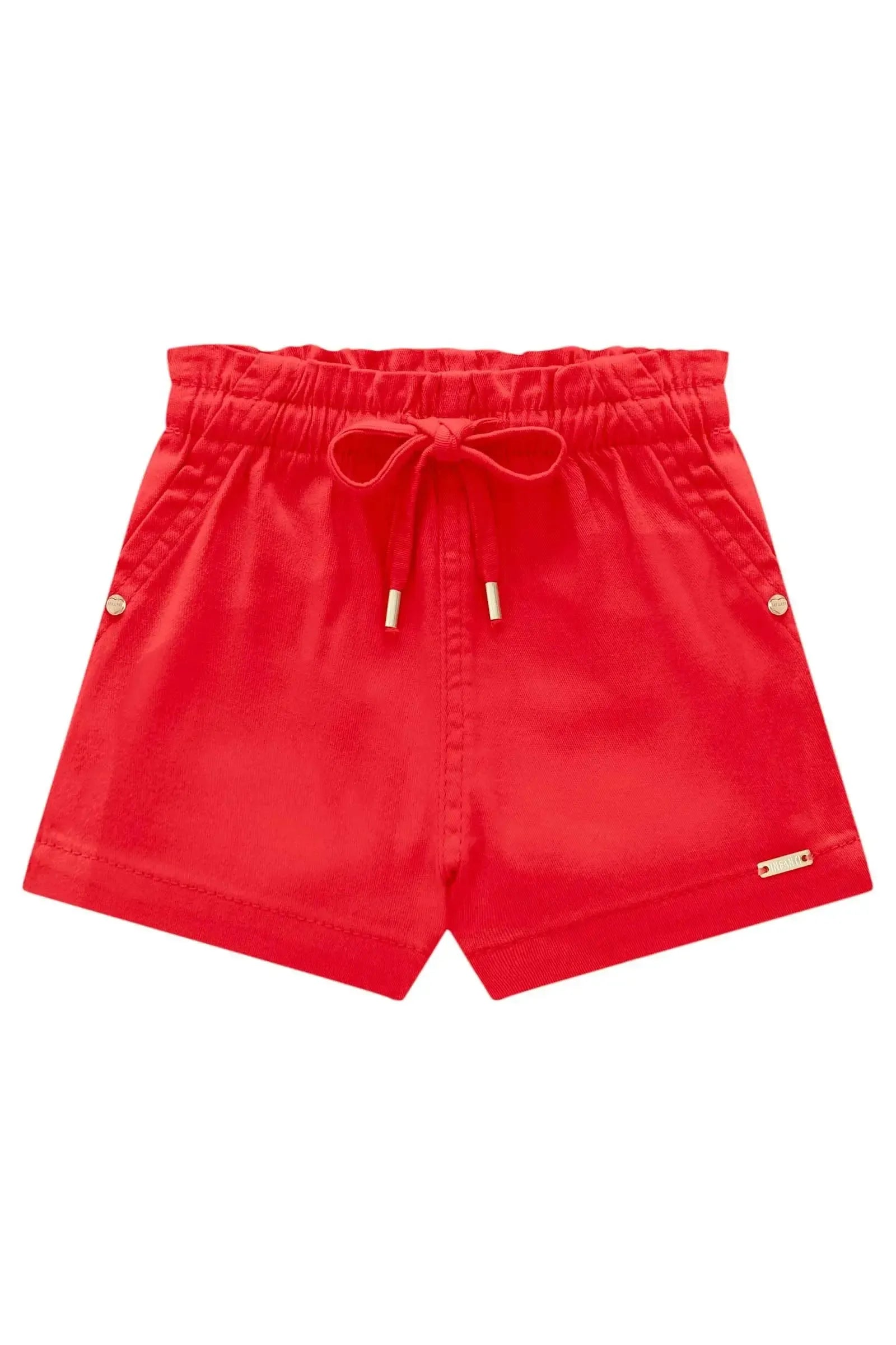Shorts em Sarja com Elastano 83813 Infanti Bebê Menina