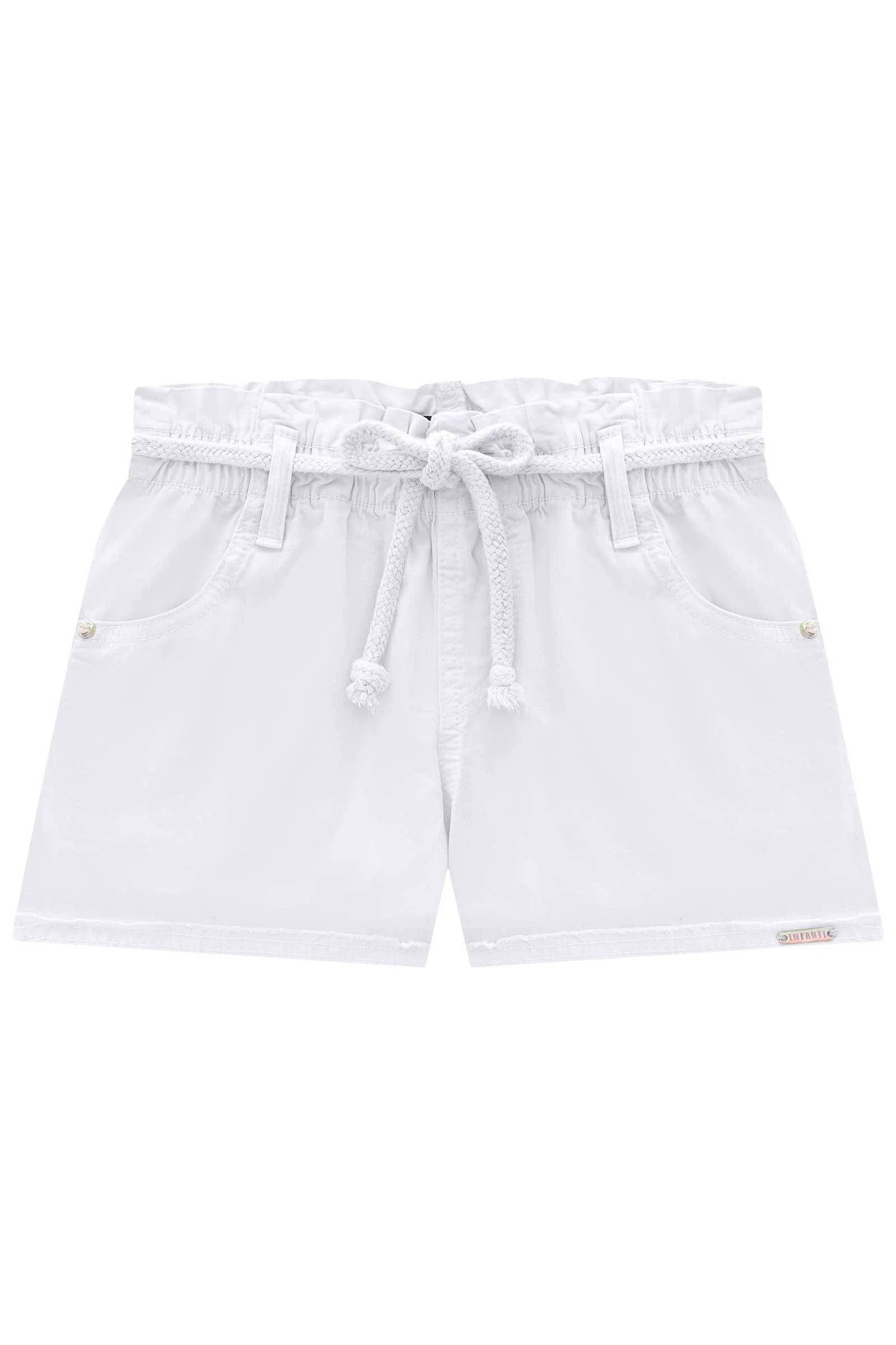 Shorts em Sarja Daryl com Elastano 75627 Infanti