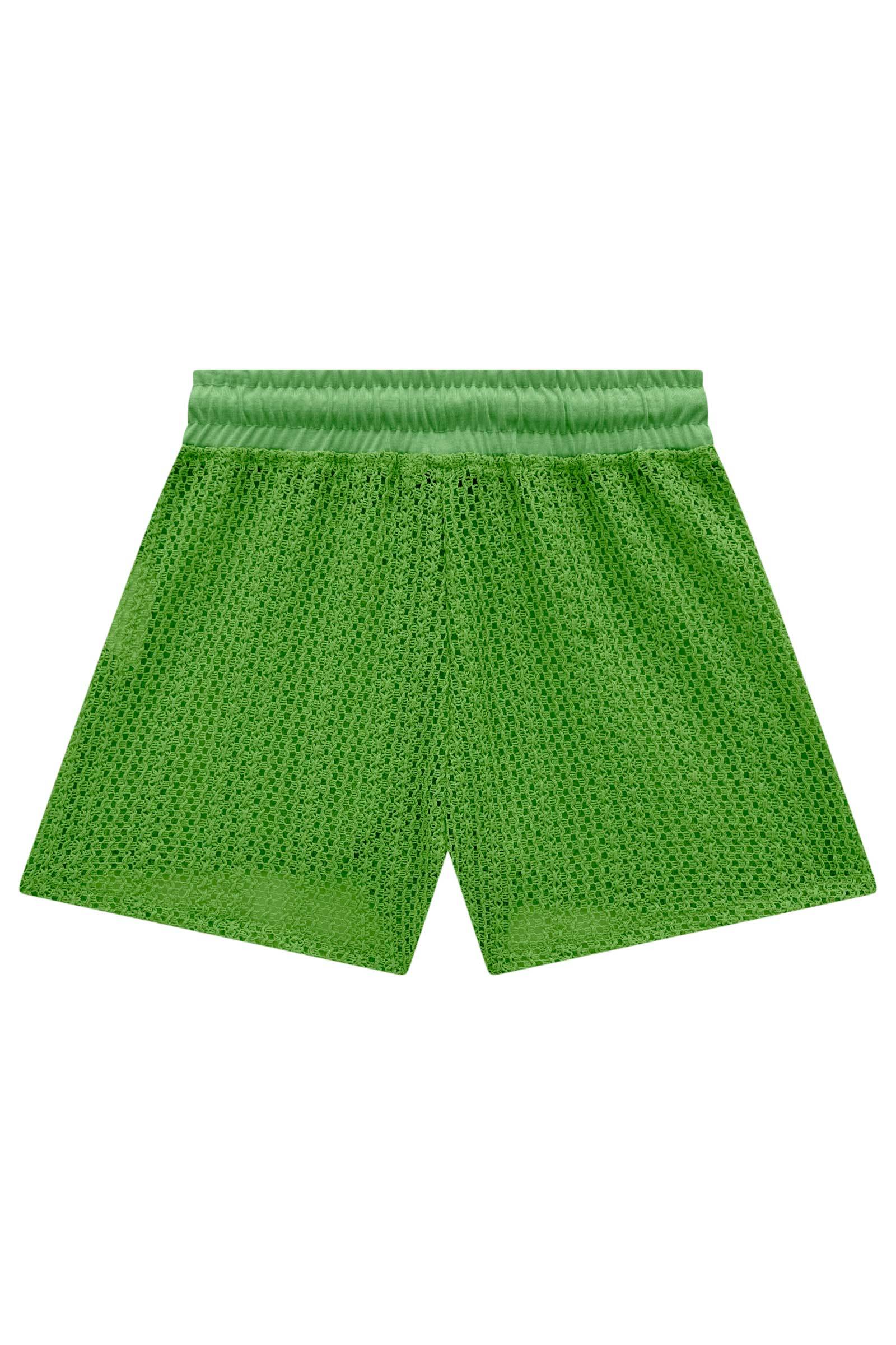 Shorts Saida de Praia em Malha Tricot 78488 Kukiê