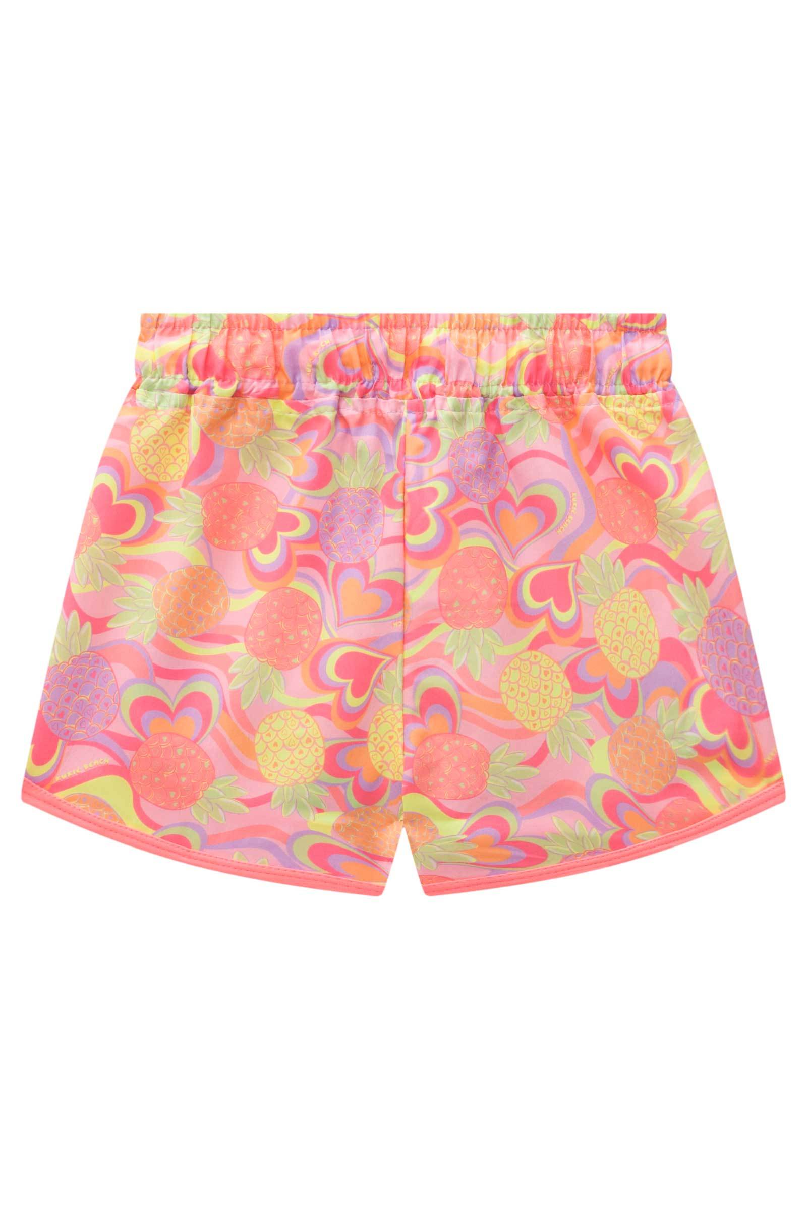 Shorts Saida de Praia em Nylon Bora 78446 Kukiê