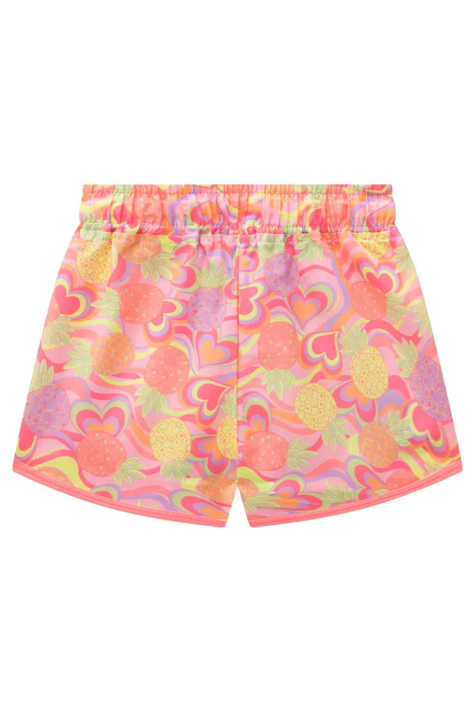 Shorts Saida de Praia em Nylon Bora 78446 Kukiê