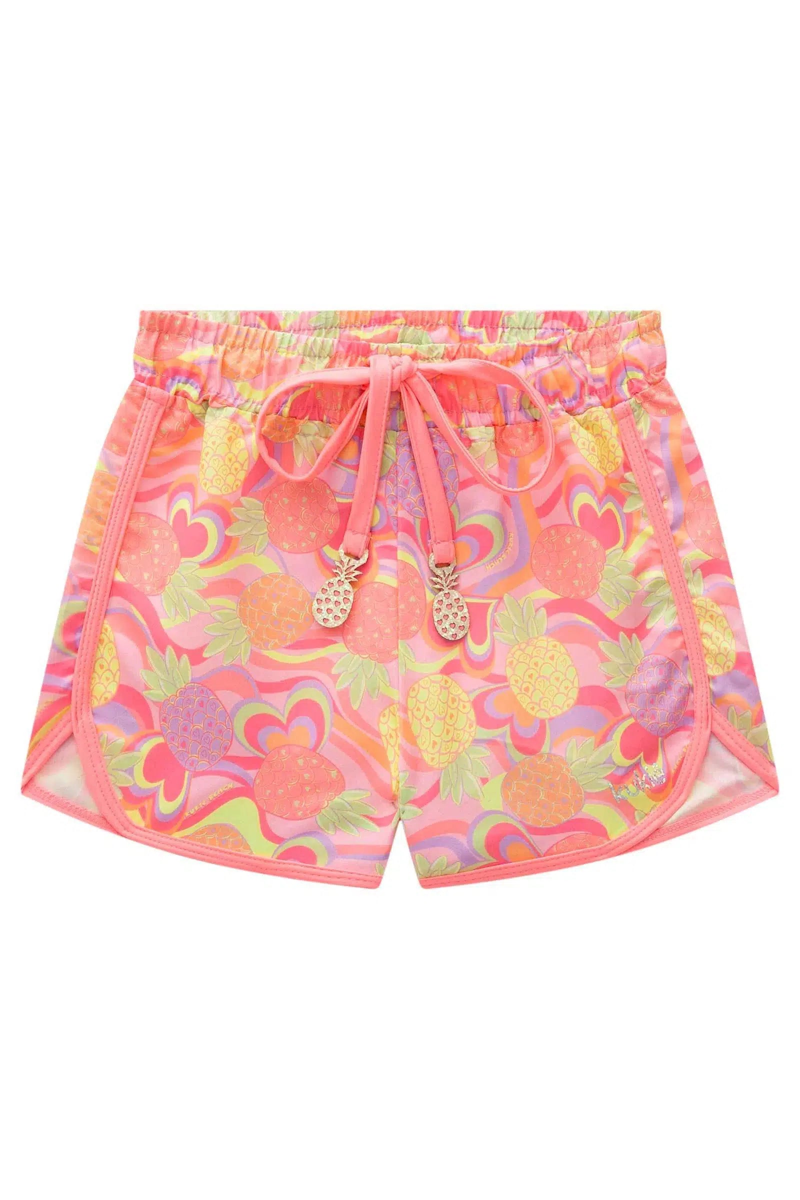 Shorts Saida de Praia em Nylon Bora 78446 Kukiê