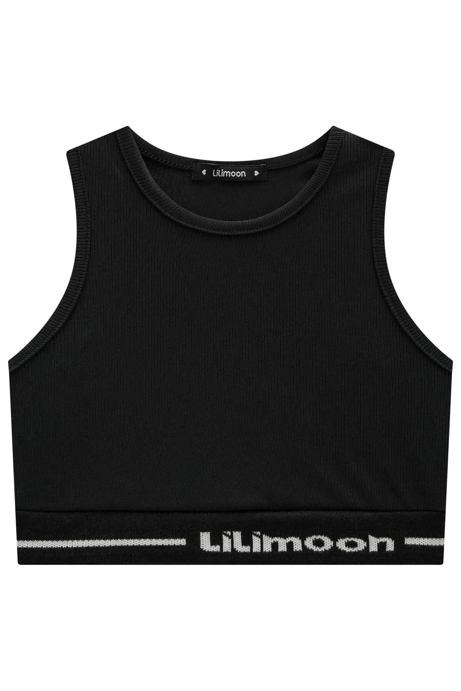 Top Cropped Nadador em Canelado Fancy 83133 Lilimoon Teen Menina