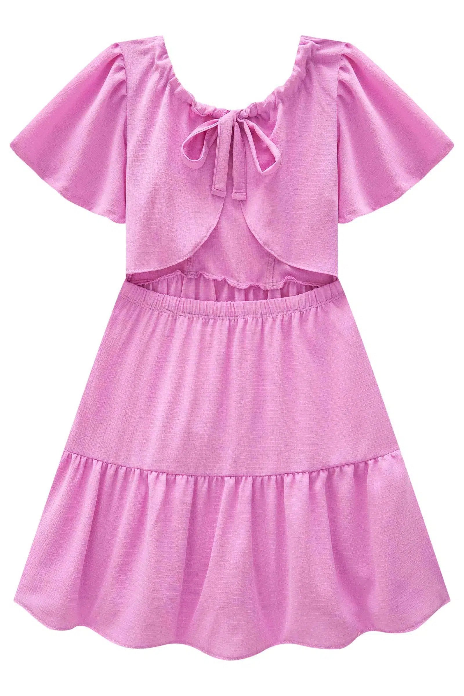 Vestido Infantil em Air Flow Crepe Duna 81895 Infanti