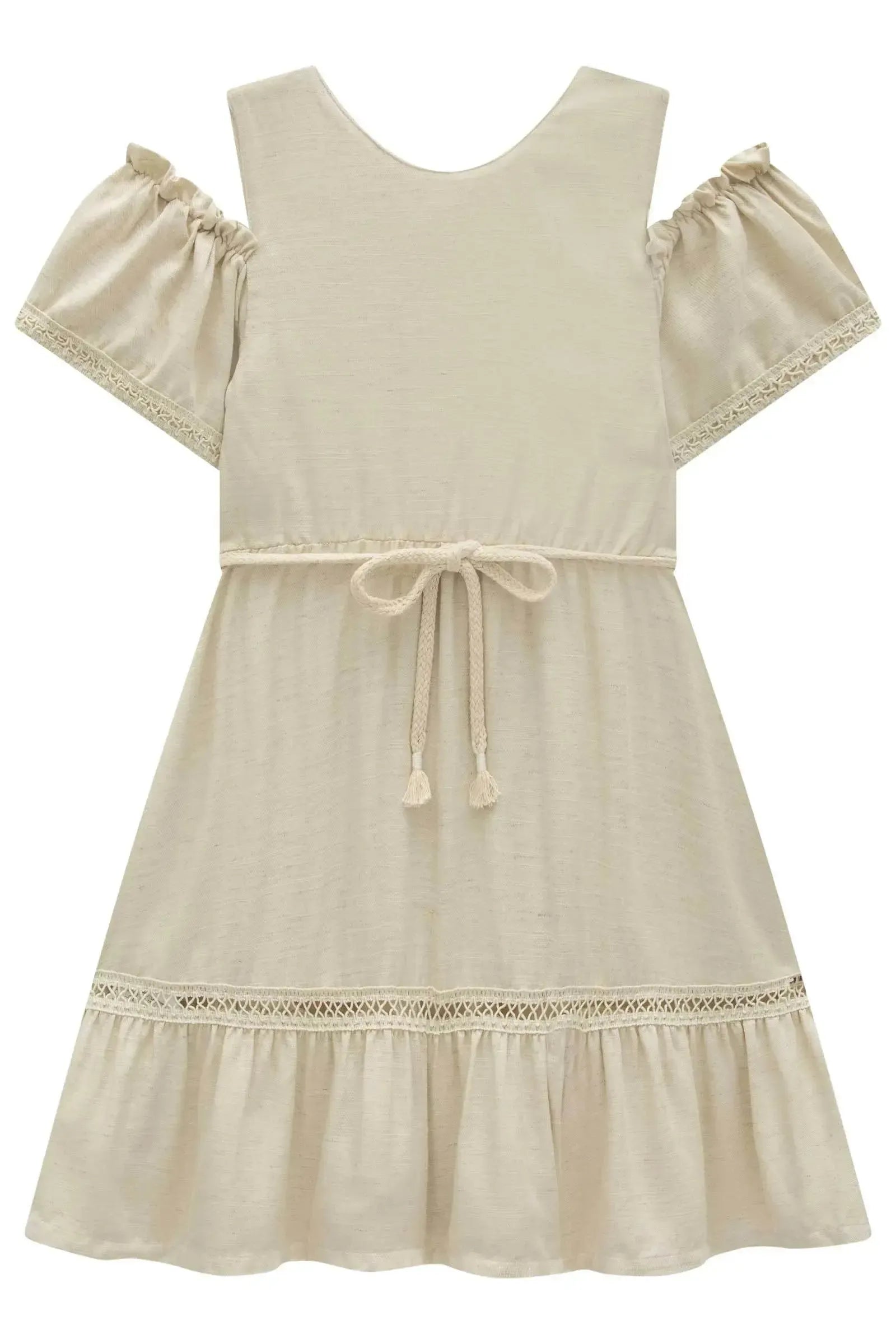Vestido em Blend de Viscose 84587 Infanti Infantil Menina