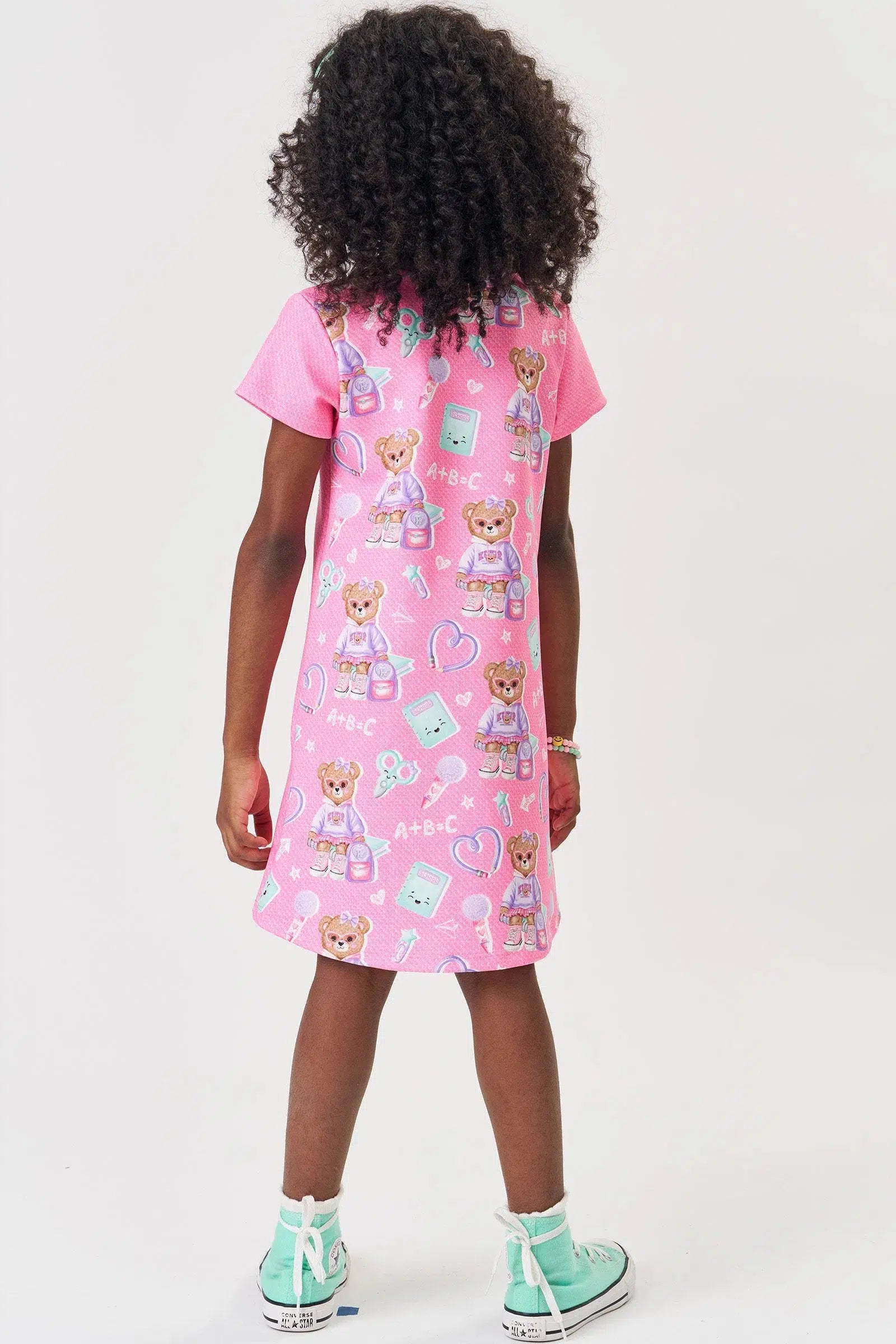 Vestido Infantil Menina em Fly Tech 82339 Kukiê