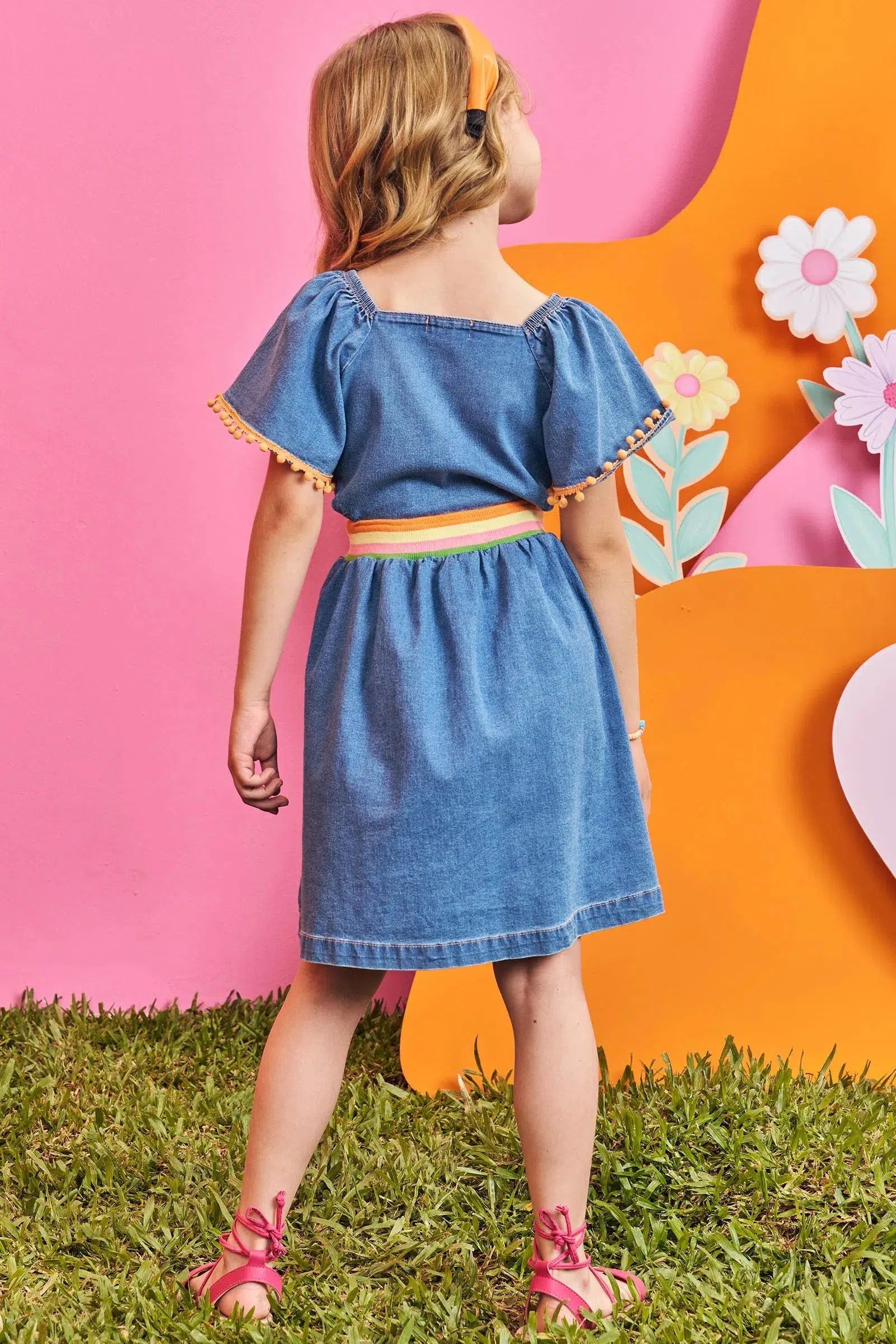 Vestido em Jeans Liz 74161 Kukiê