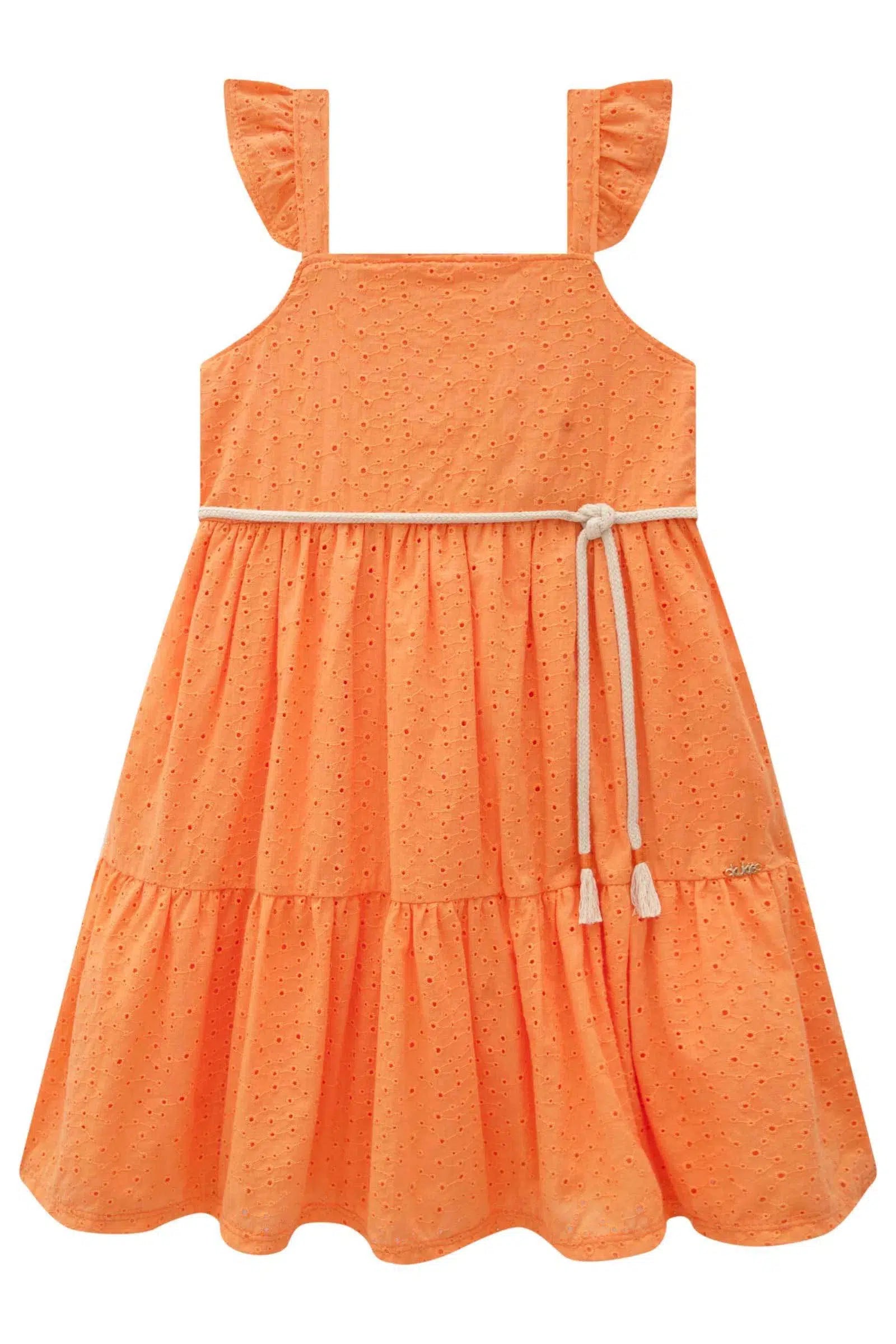 Vestido Infantil Menina em Laise 81601 Kukiê