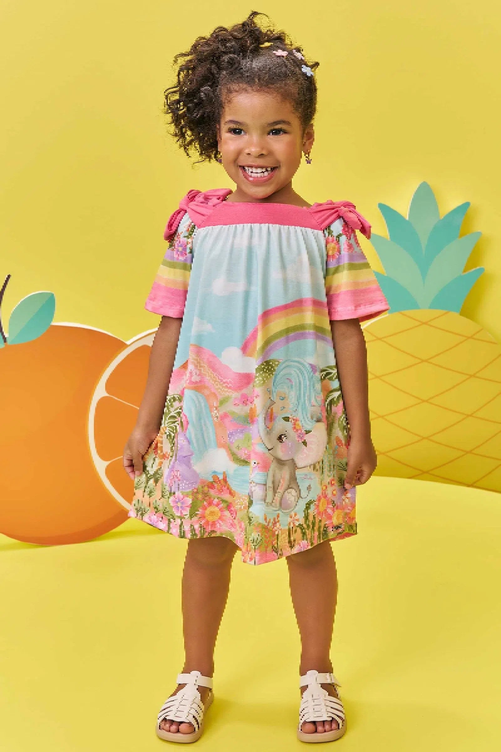 Vestido em Malha Fresh 73721 Infanti