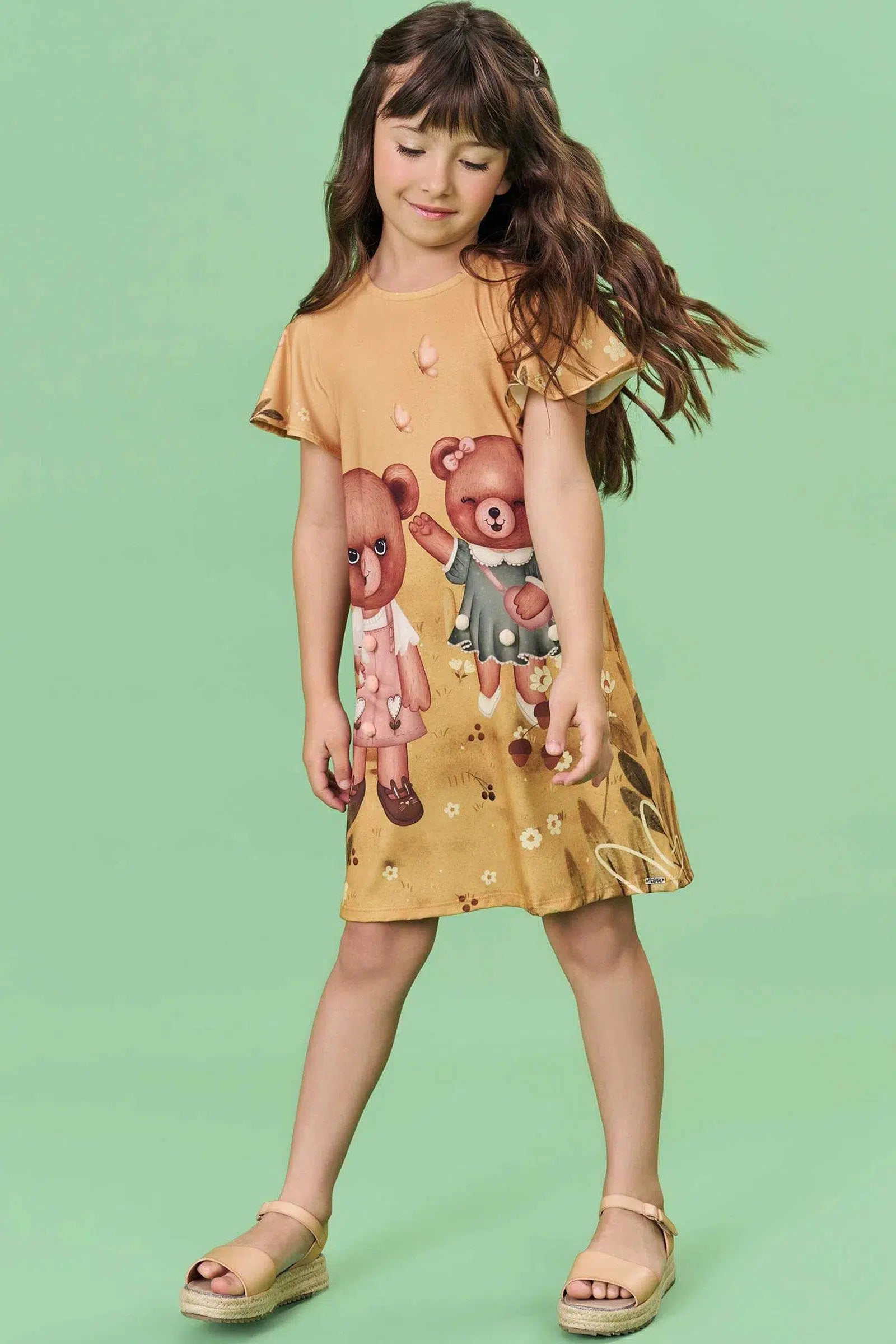 Vestido Infantil em Malha Fresh 82154 Infanti