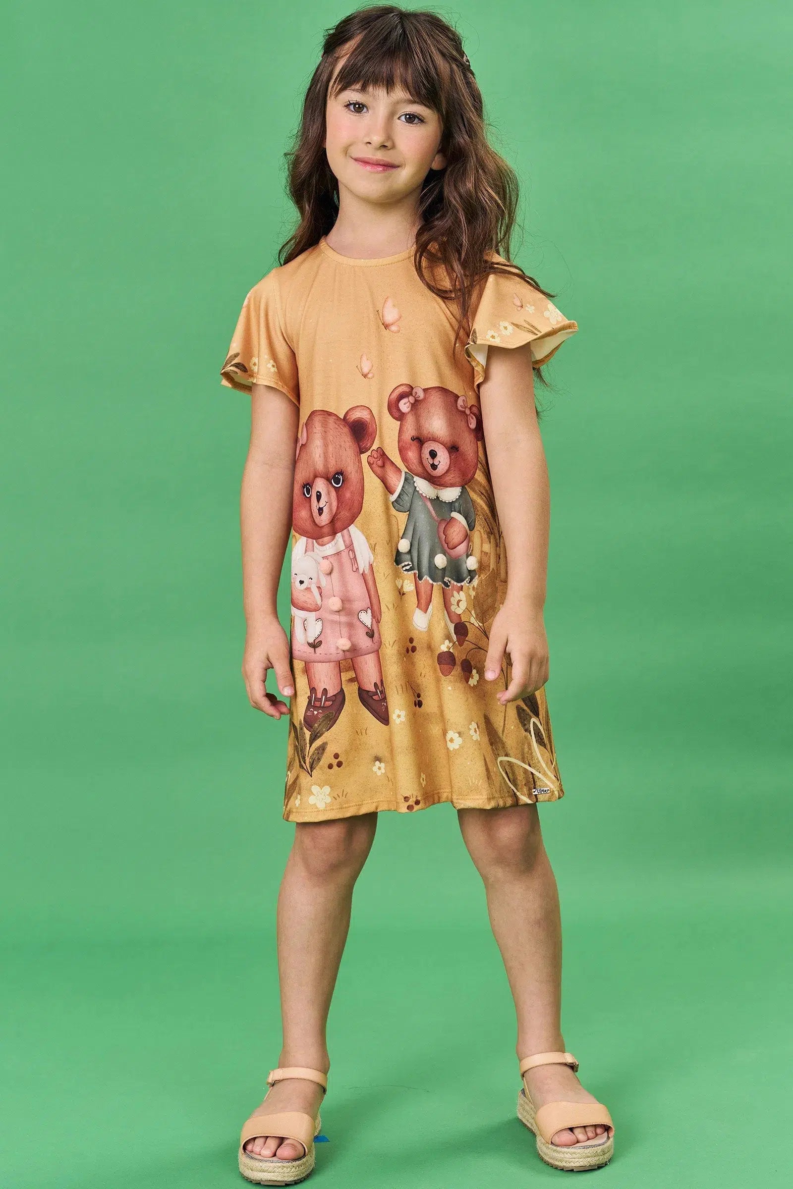 Vestido Infantil em Malha Fresh 82154 Infanti