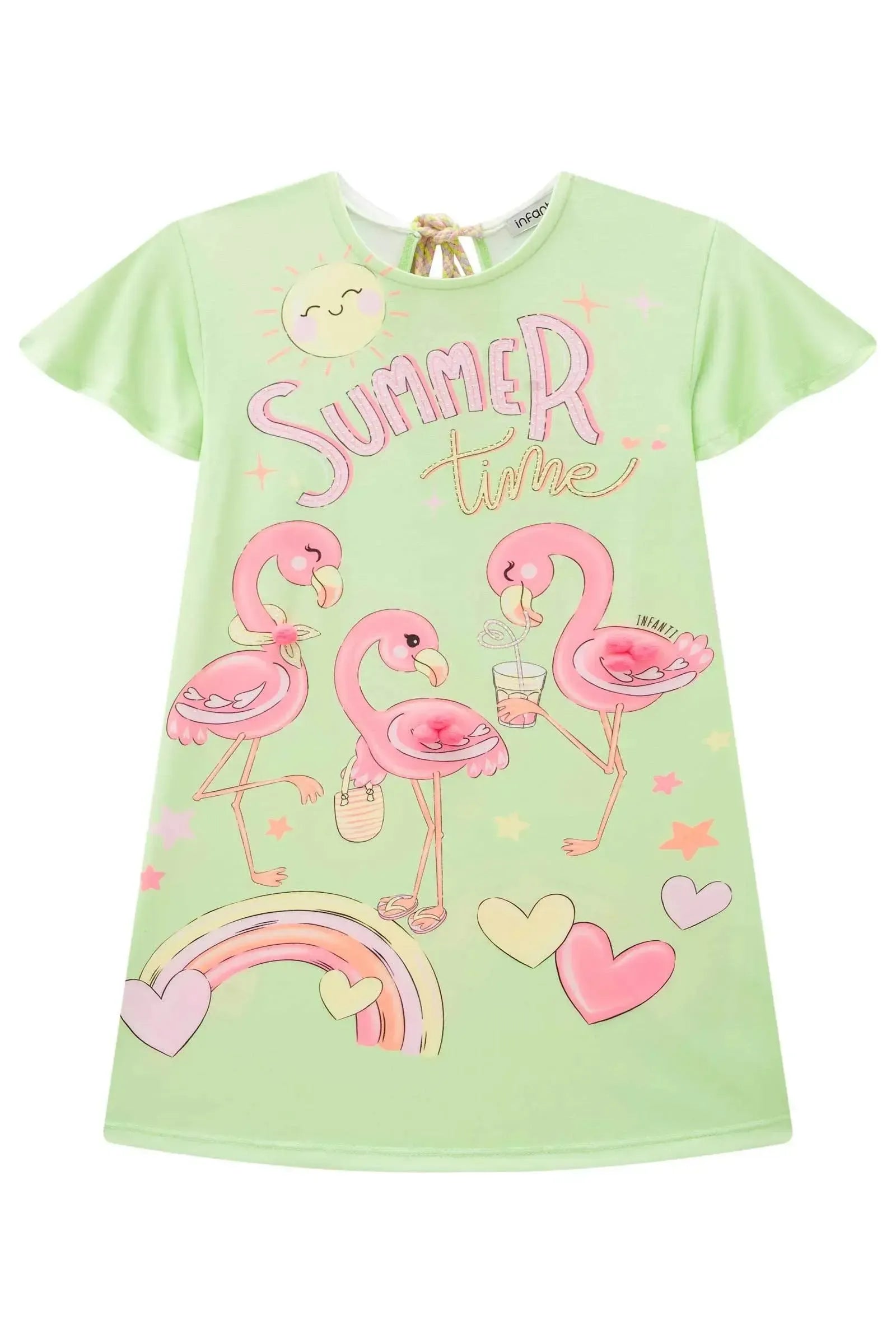 Vestido em Malha Fresh 82835 Infanti Infantil Menina
