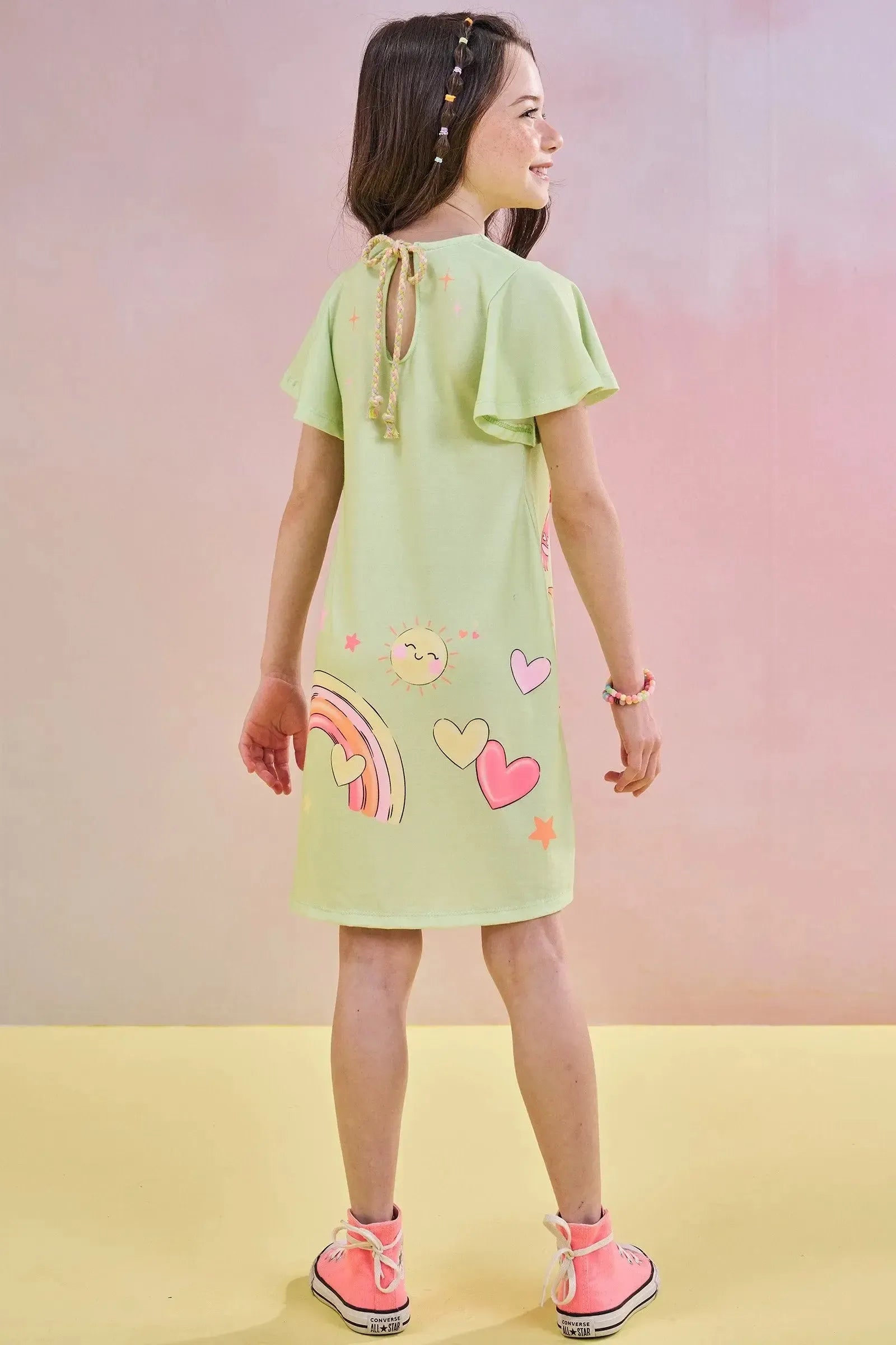 Vestido em Malha Fresh 82835 Infanti Infantil Menina