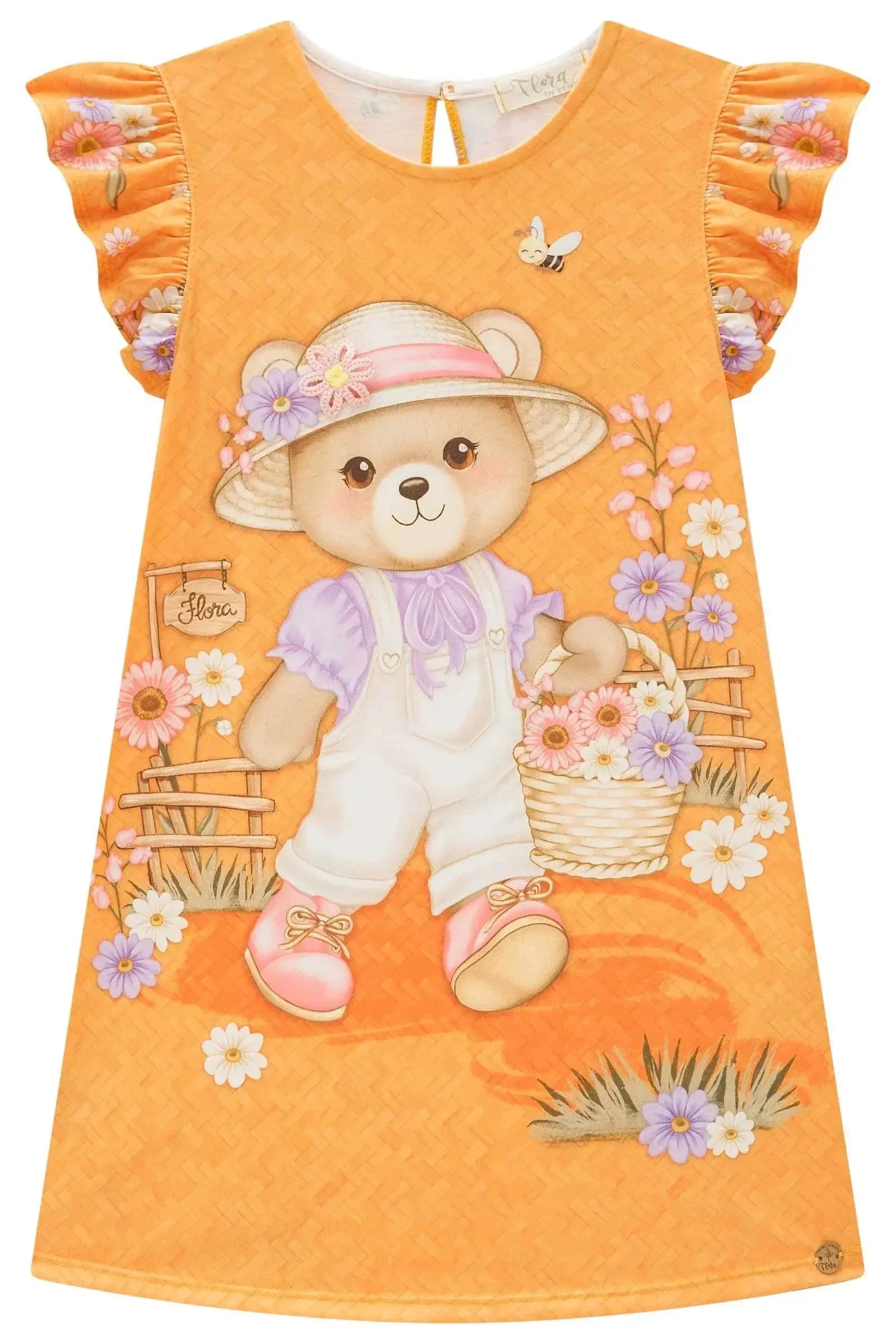 Vestido em Malha Fresh 82918 Infanti Infantil Menina