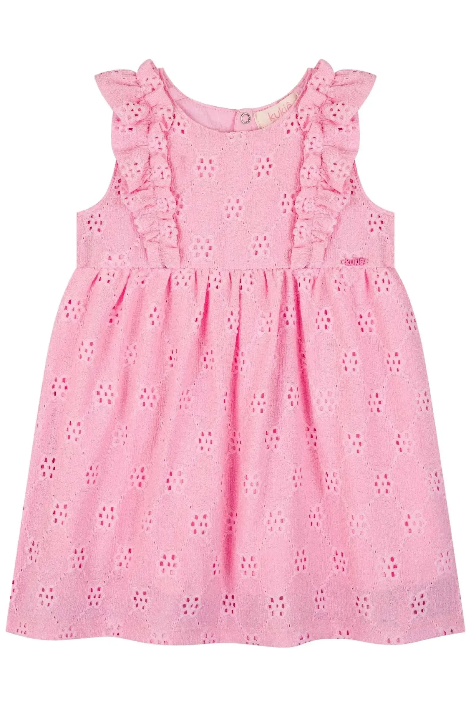 Vestido em Malha Laise 85136 Kukiê Bebê Menina