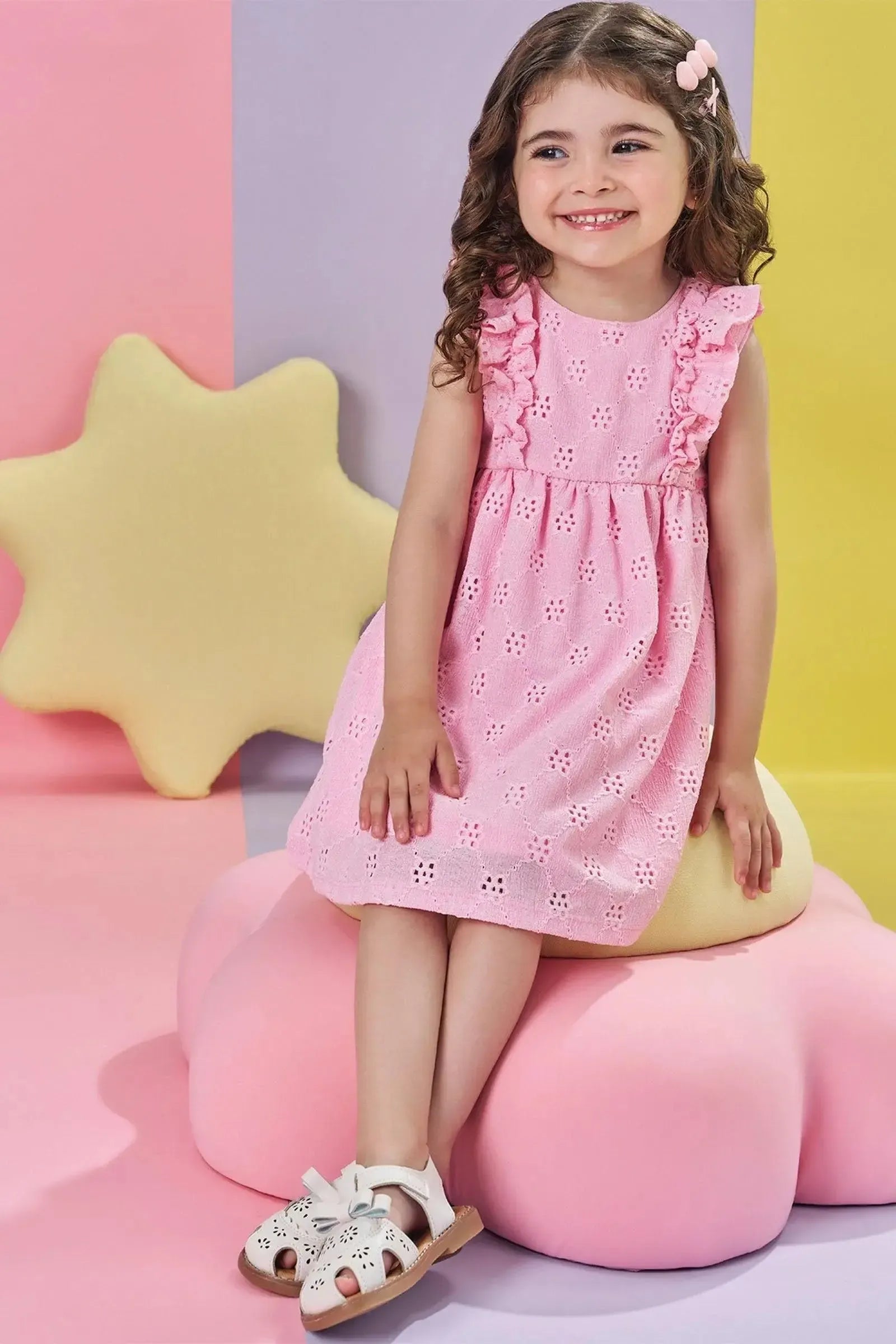 Vestido em Malha Laise 85136 Kukiê Bebê Menina