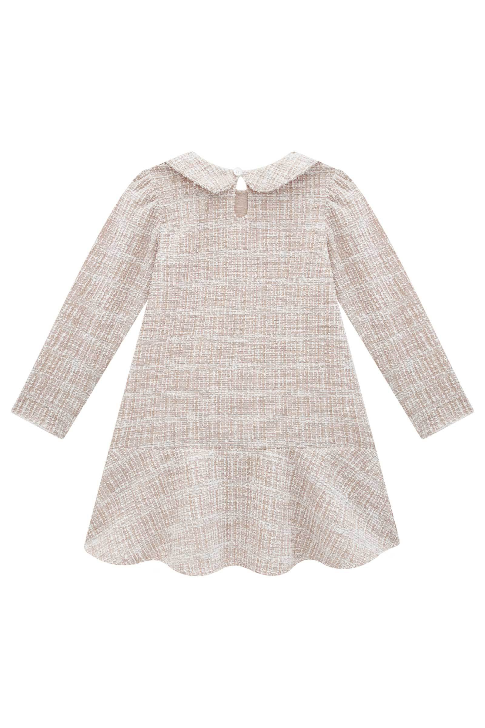 Vestido em Malha Tweed Milano 79366 Infanti Infantil Menina