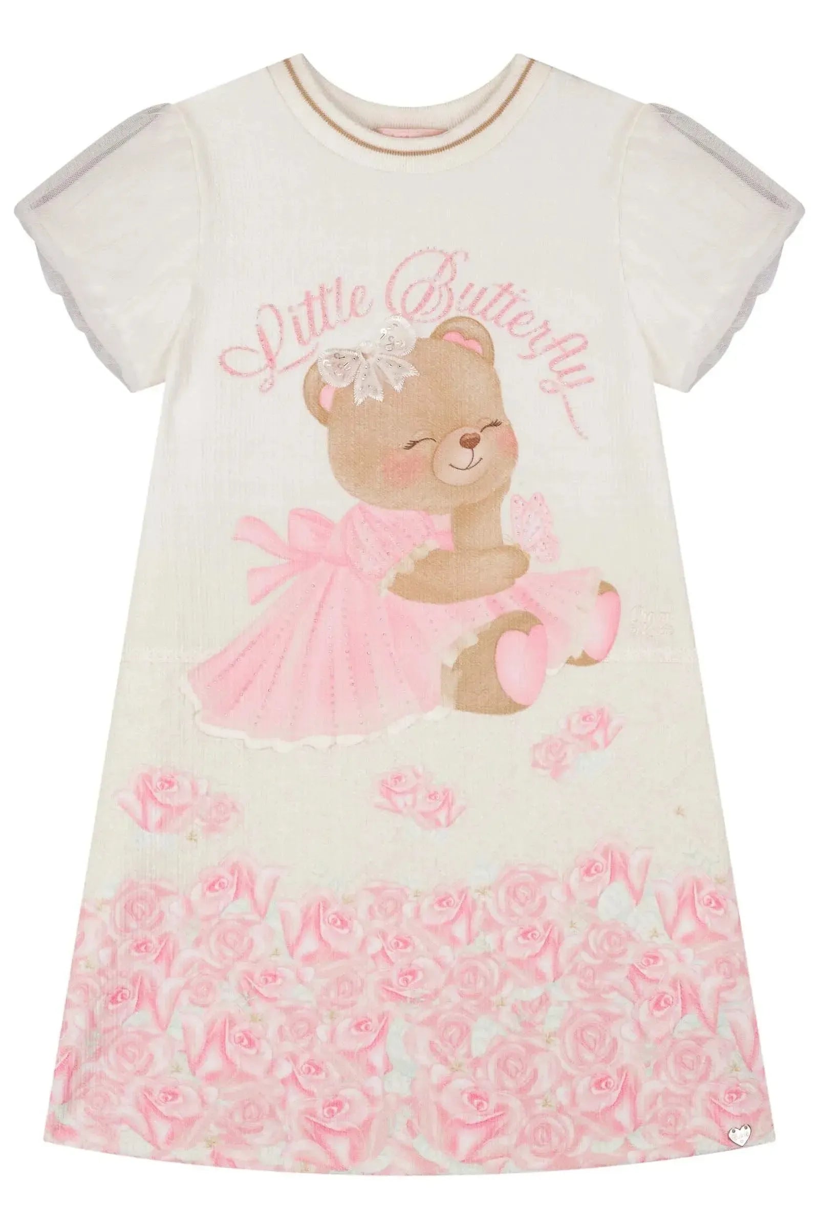 Vestido em Molecotton 83749 Kukiê Infantil Menina