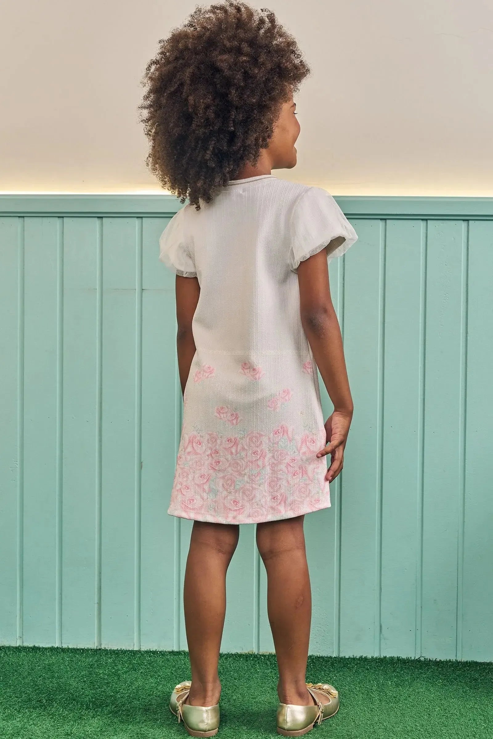 Vestido em Molecotton 83749 Kukiê Infantil Menina