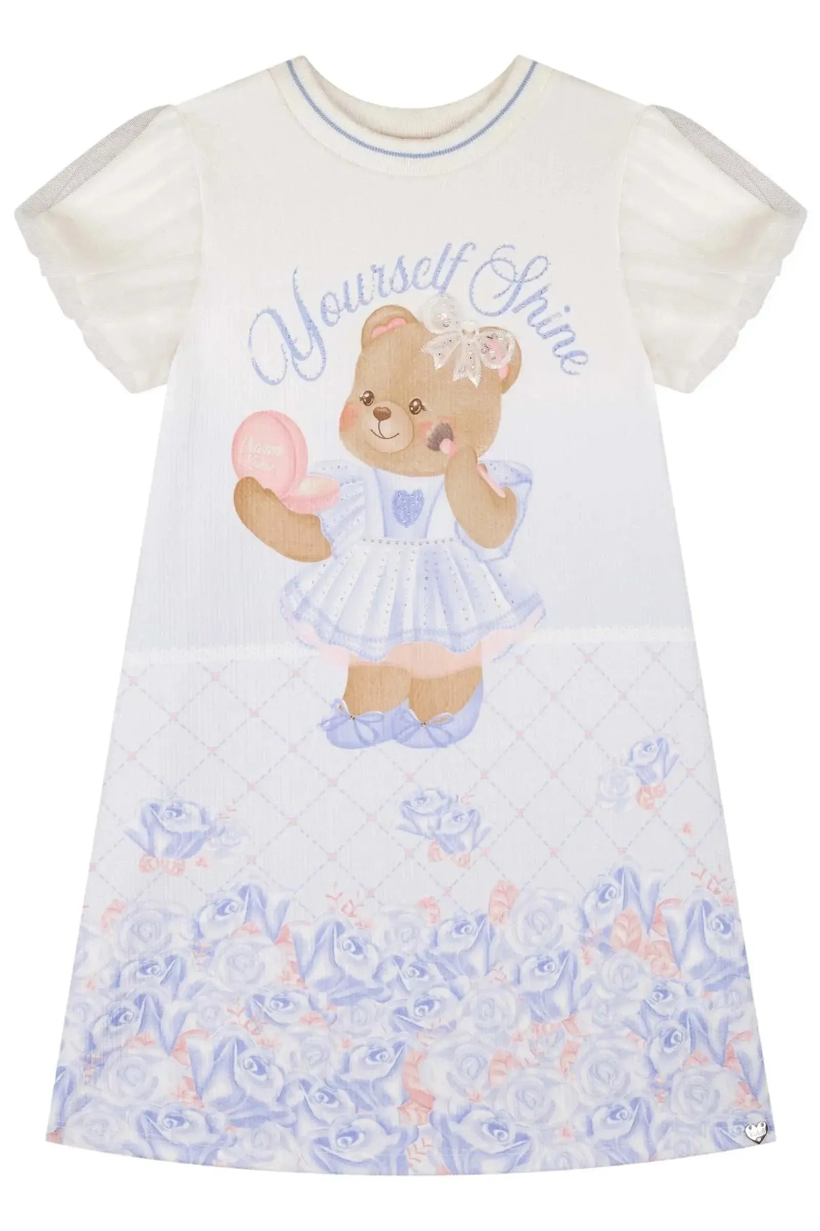 Vestido em Molecotton 83749 Kukiê Infantil Menina