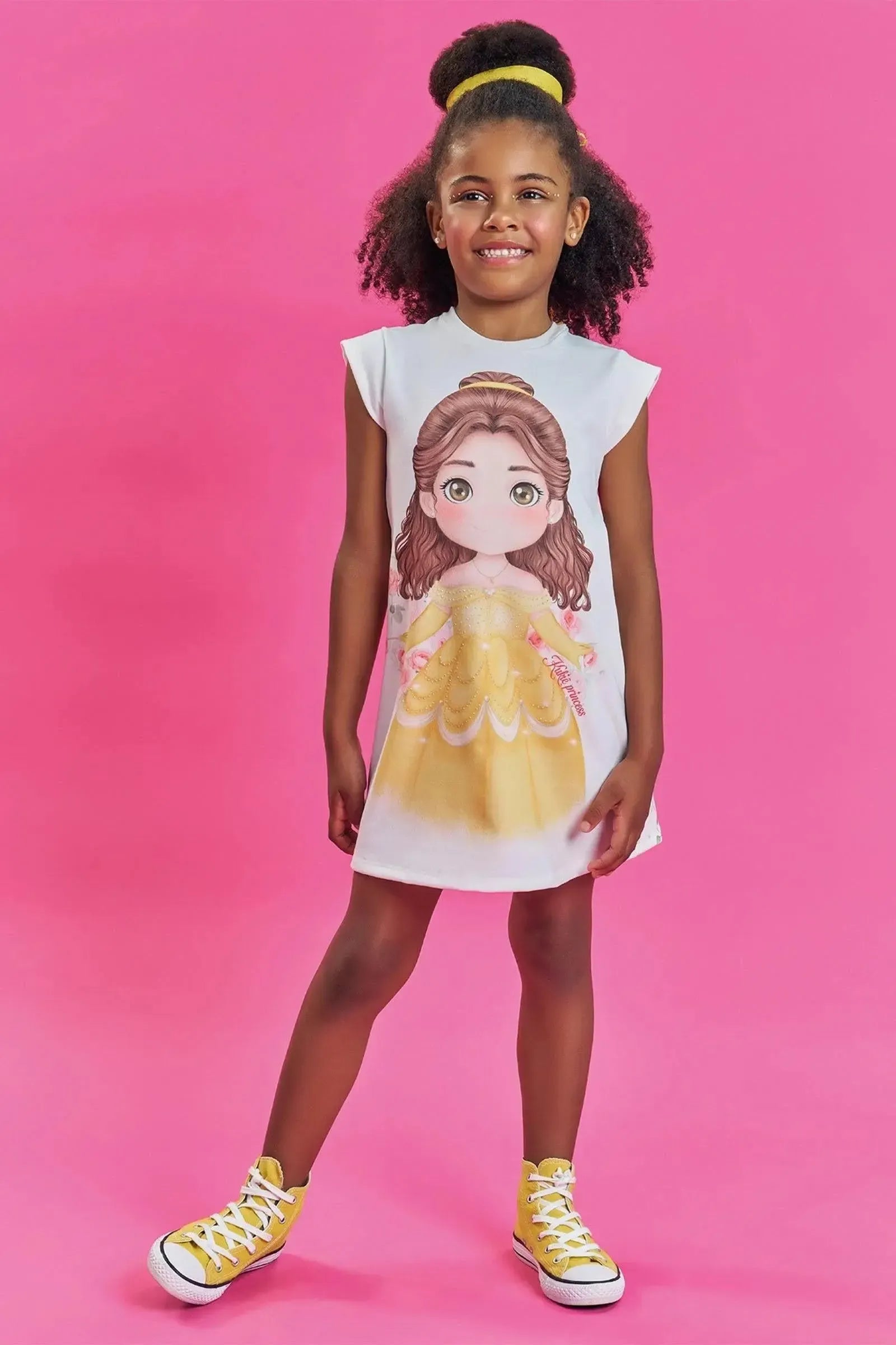 Vestido em Molecotton 86058 Kukiê Infantil Menina