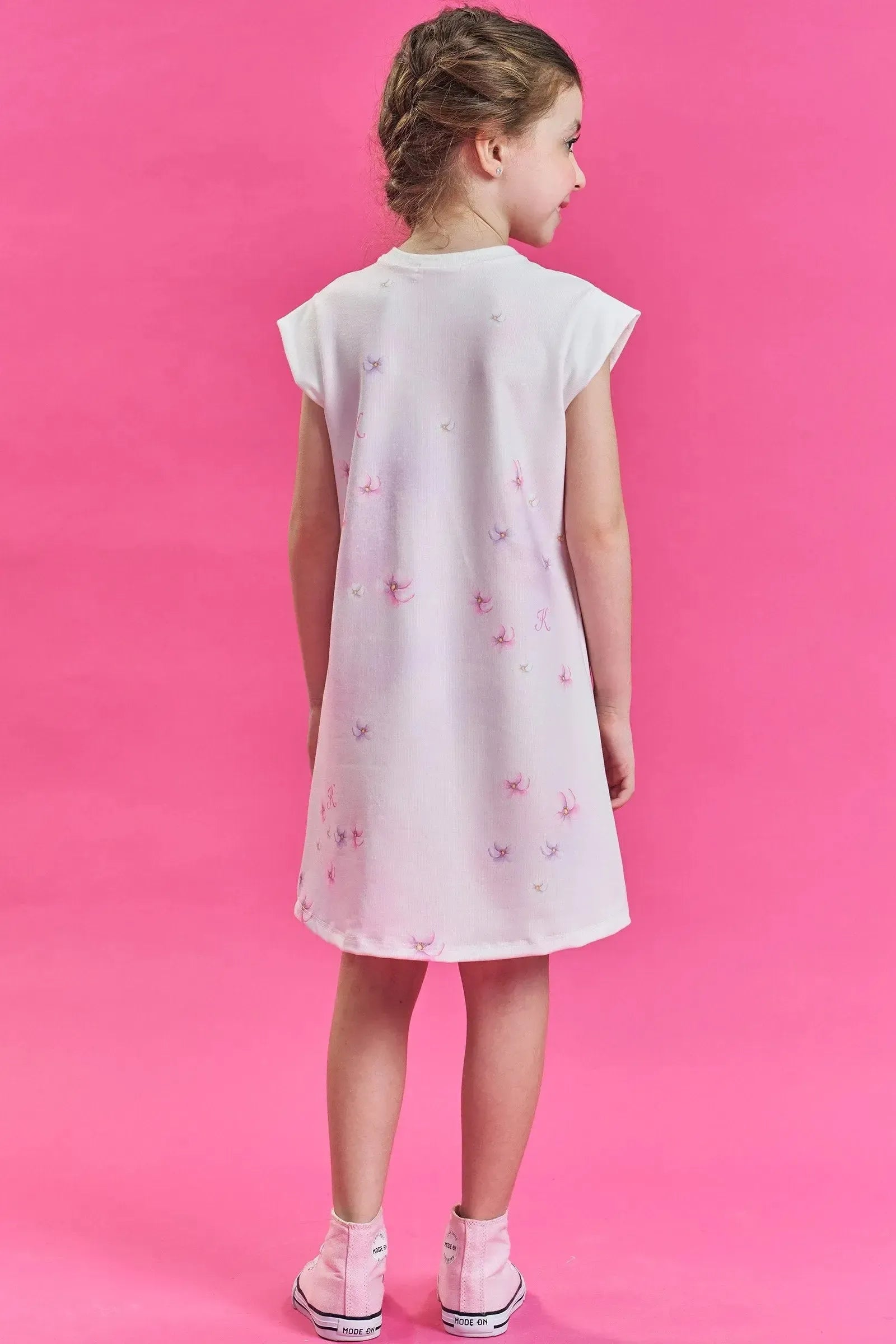Vestido em Molecotton 86059 Kukiê Infantil Menina