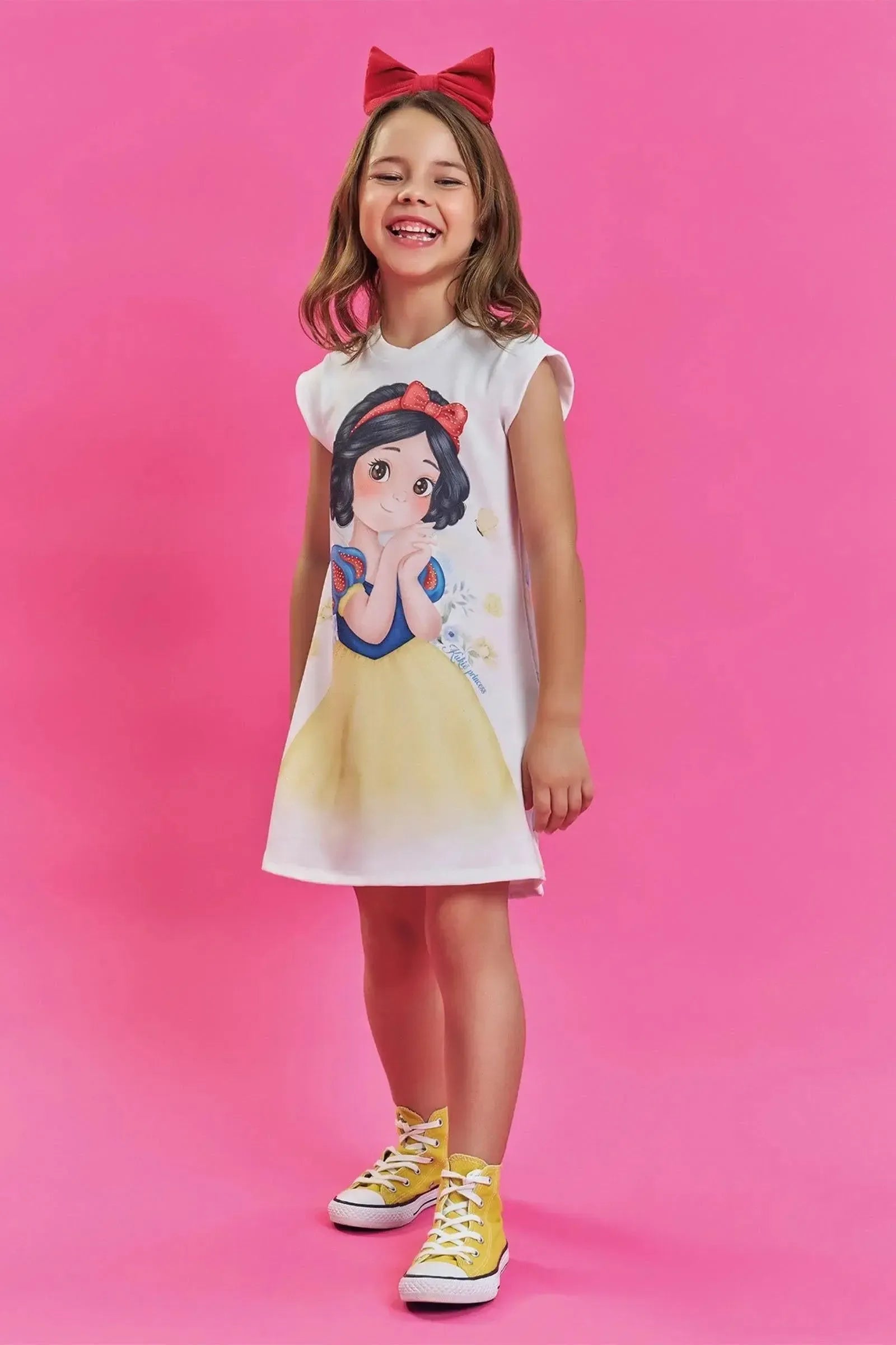 Vestido em Molecotton 86061 Kukiê Infantil Menina