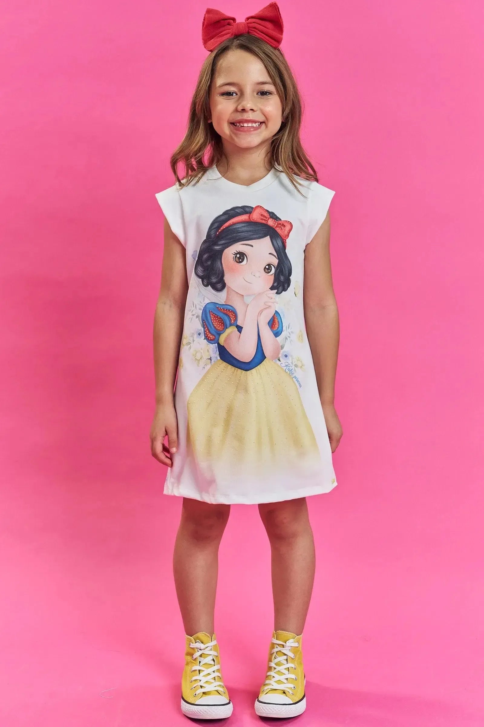 Vestido em Molecotton 86061 Kukiê Infantil Menina